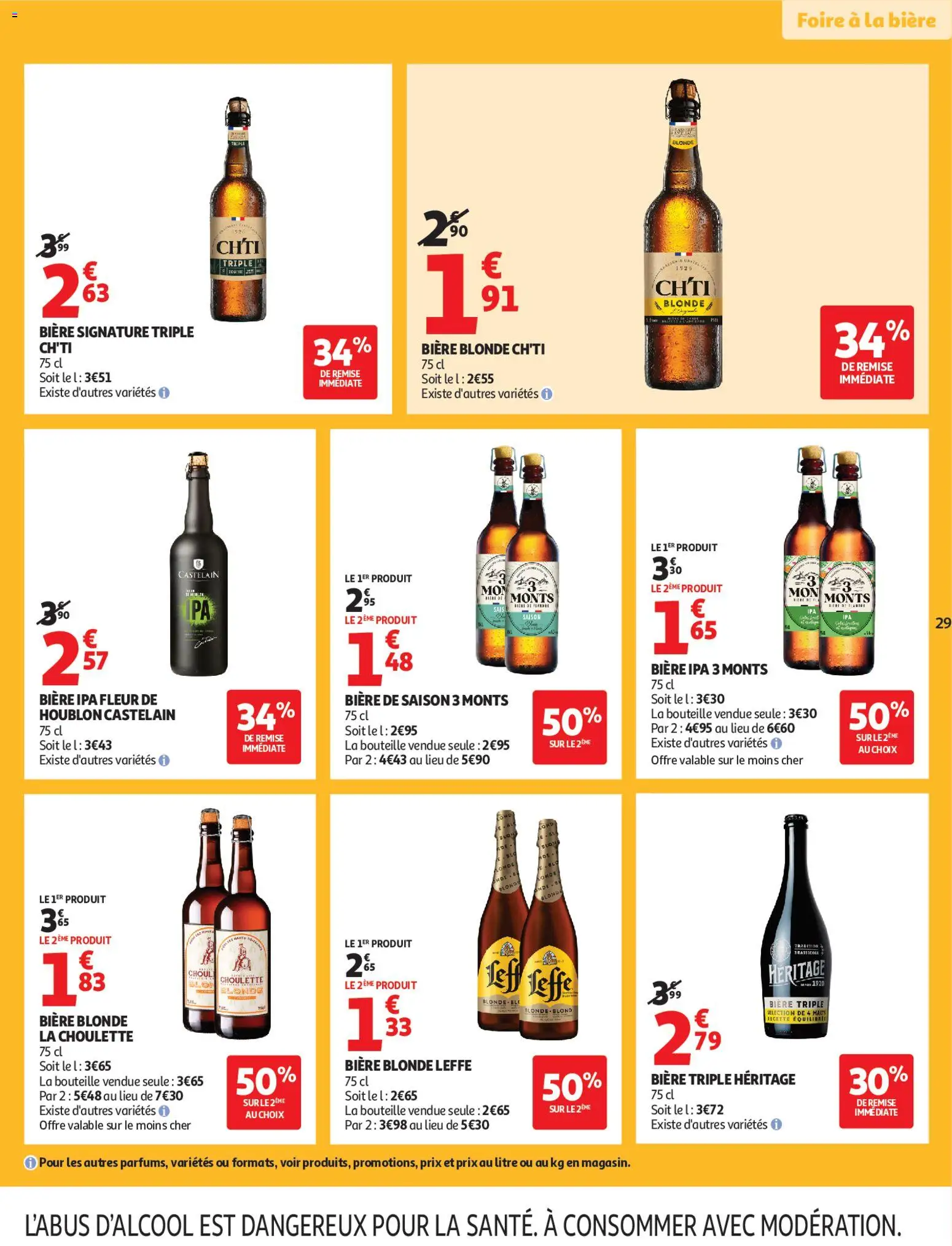 {H1} | Page: 30 | Produits: Bière blonde, Biere blonde leffe, Bière