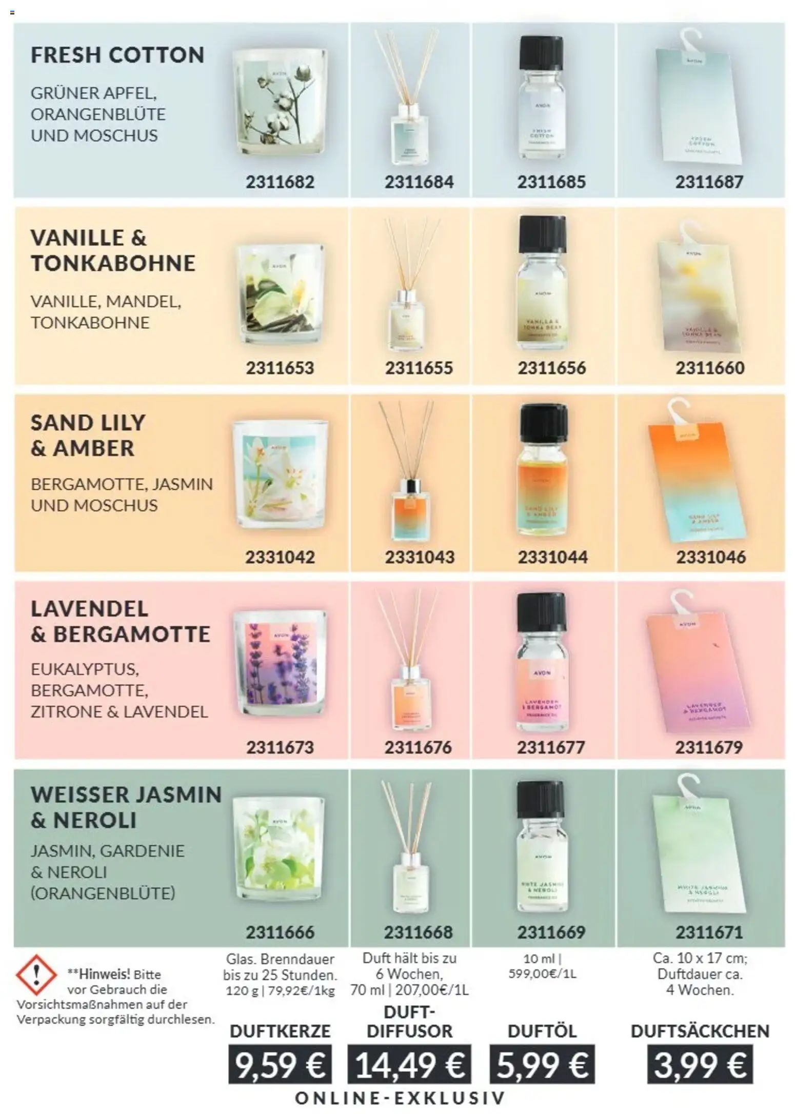 AVON Katalog August 2026 – gültig ab 08.08.2026 | Seite: 201 | Produkte: Duft, Vanille, Zitrone, Lavendel