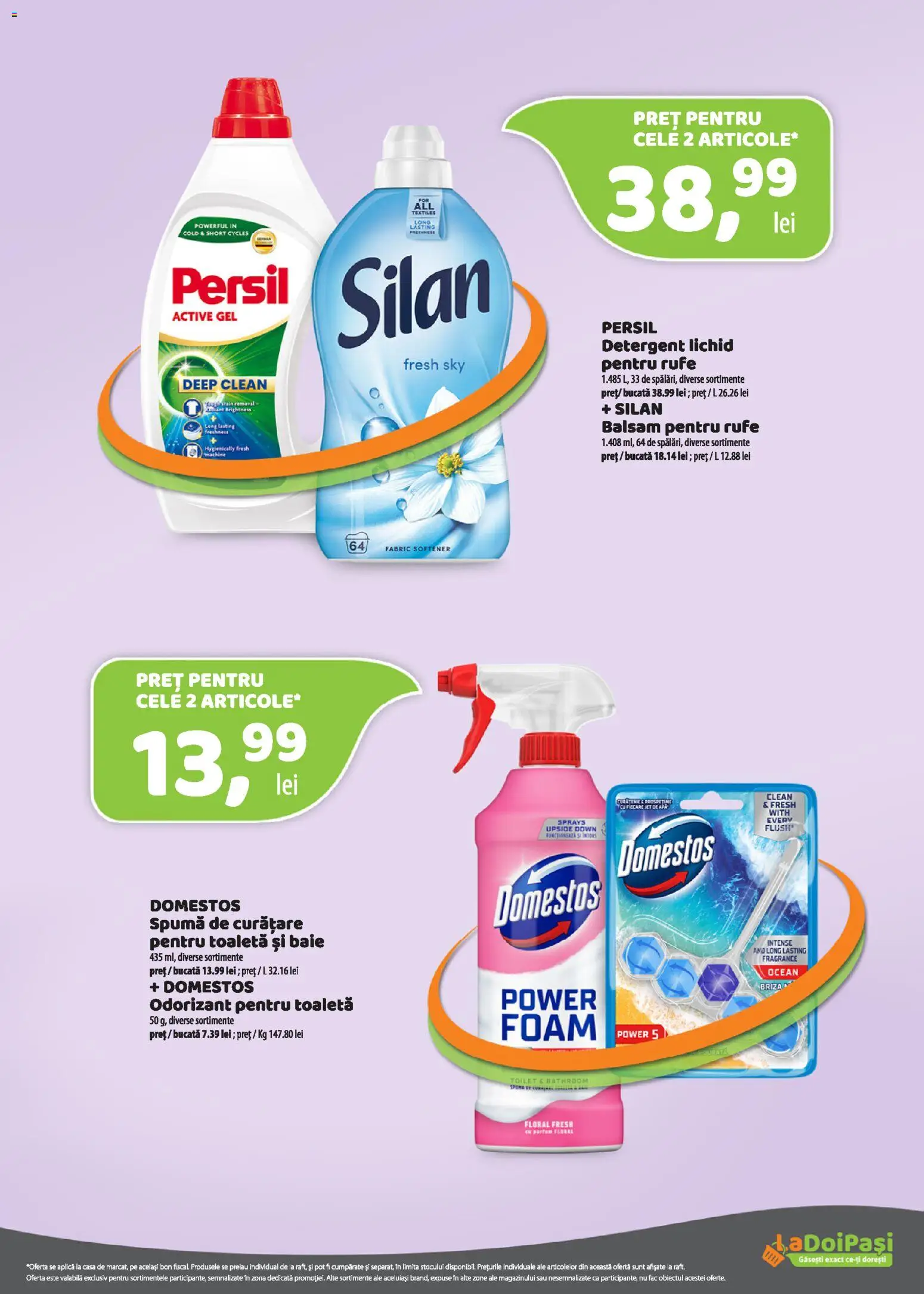 Noul catalog LaDoiPași – valabil de la 01.09.2026 | Pagină: 15 | Produse: Clean, Balsam, Balsam pentru rufe, Power