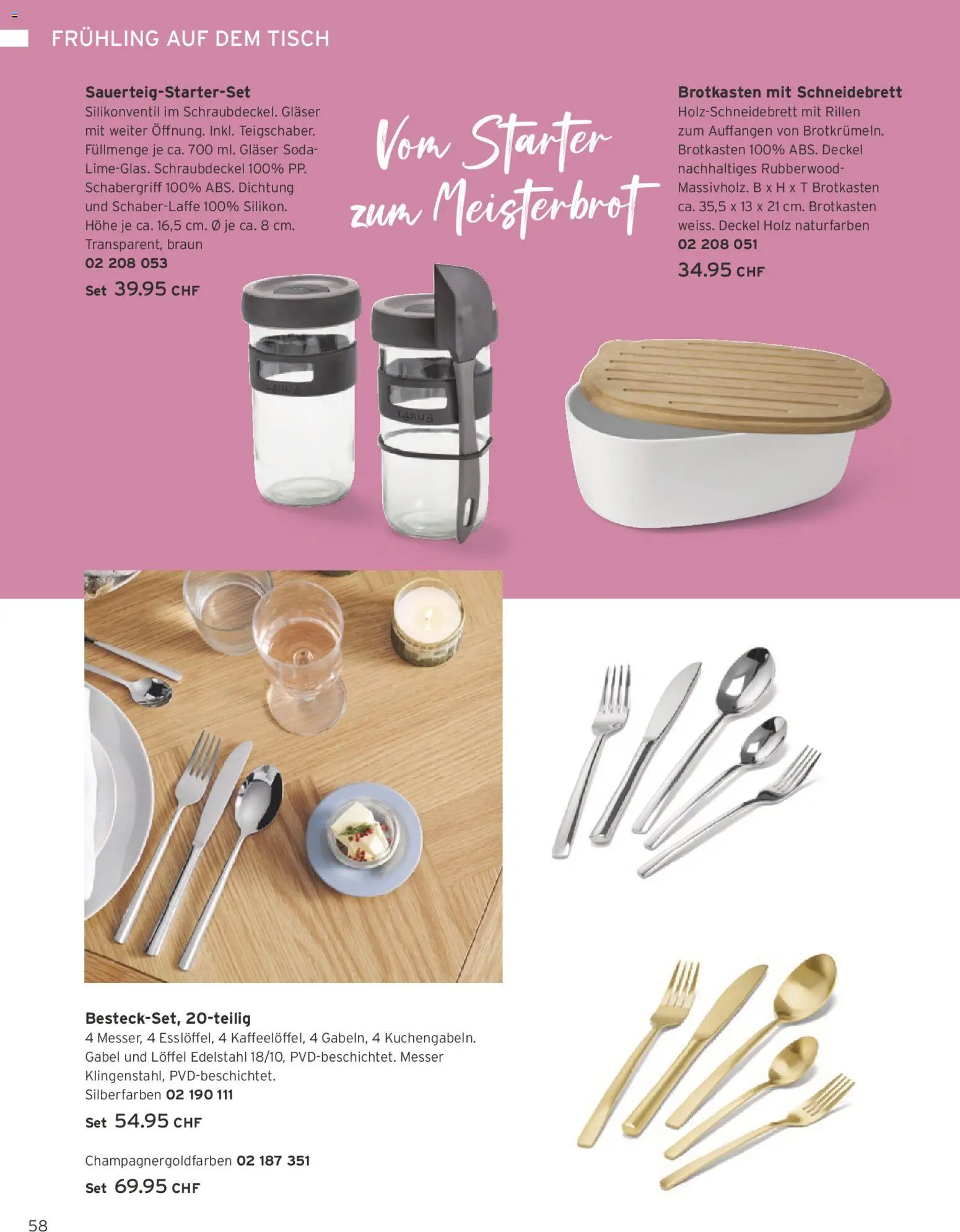Tchibo Aktionen – gültig ab 24.02.2026 | Seite: 58 | Produkte: Tisch, Deckel