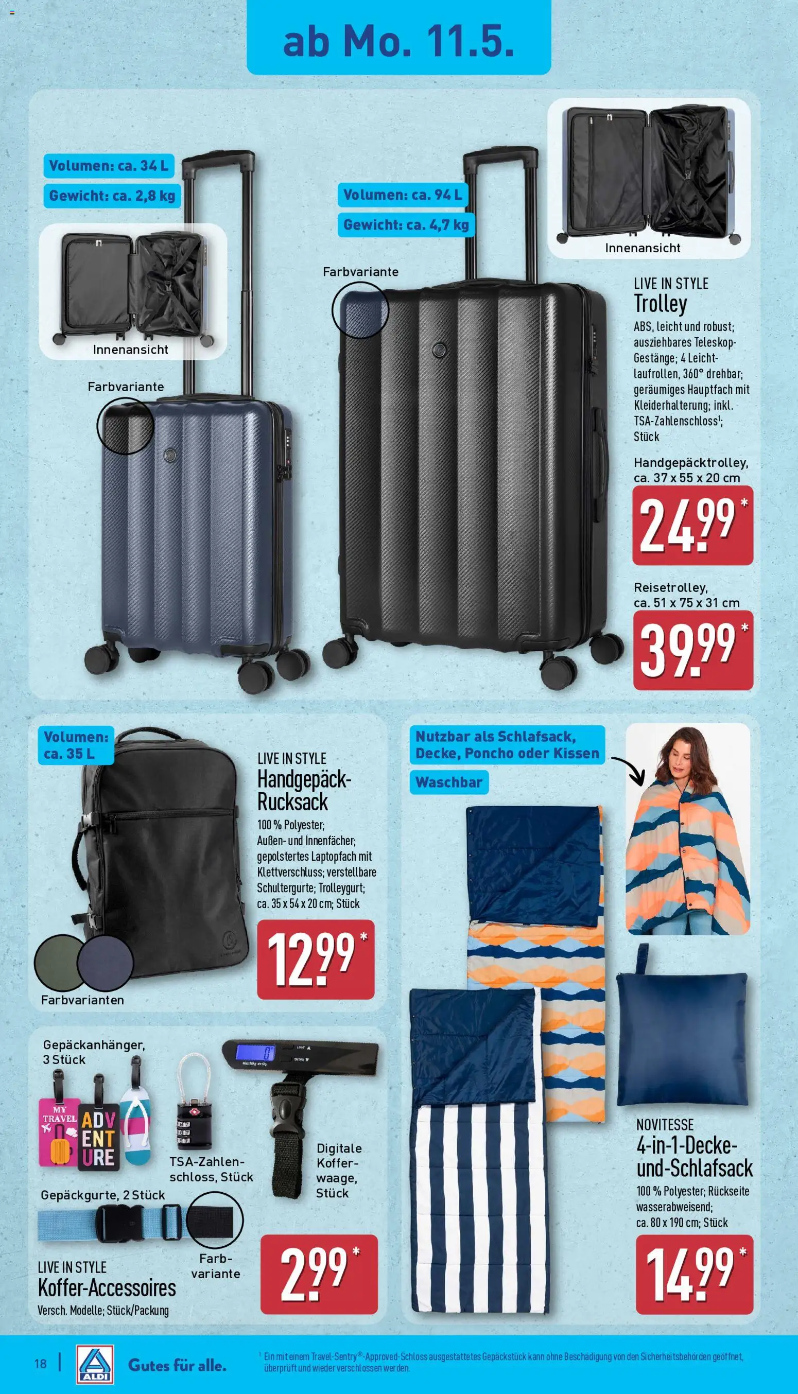 Aldi Prospekt 	 – gültig ab 11.05.2026 | Seite: 18