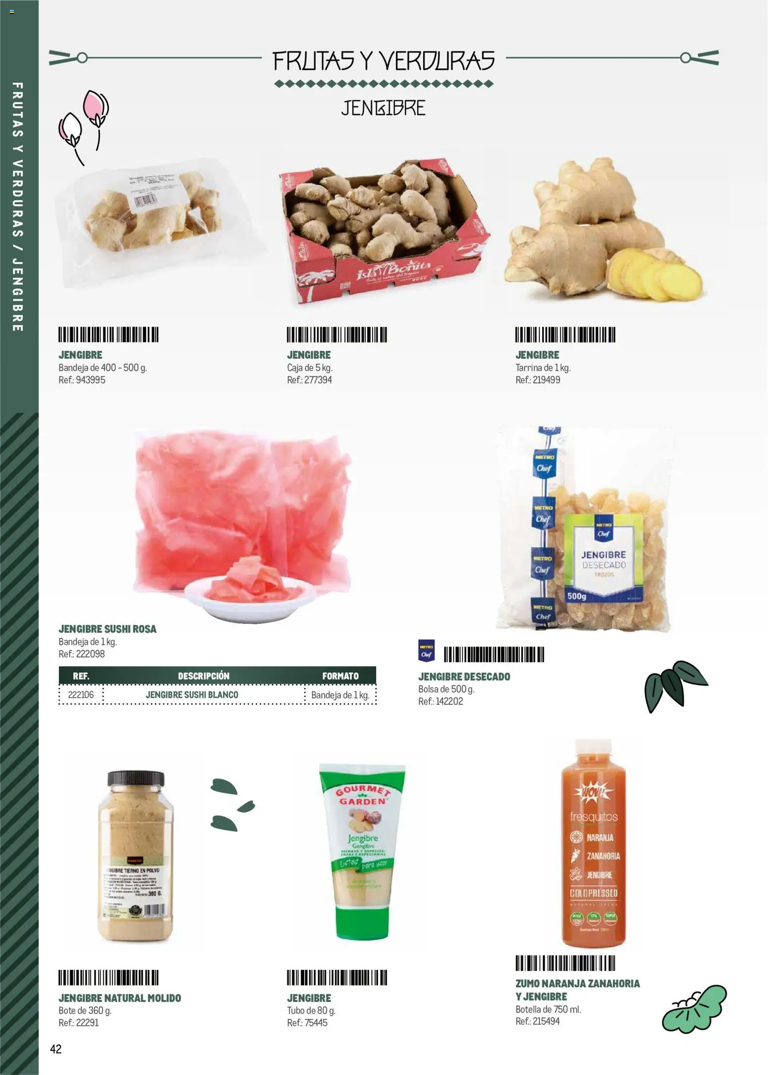 Makro Cocina Fusión Asiática Península │ válido desde el 11.05.2026 | Página: 42 | Productos: Zanahoria, Σιδερώστρα, Bandeja, Caja