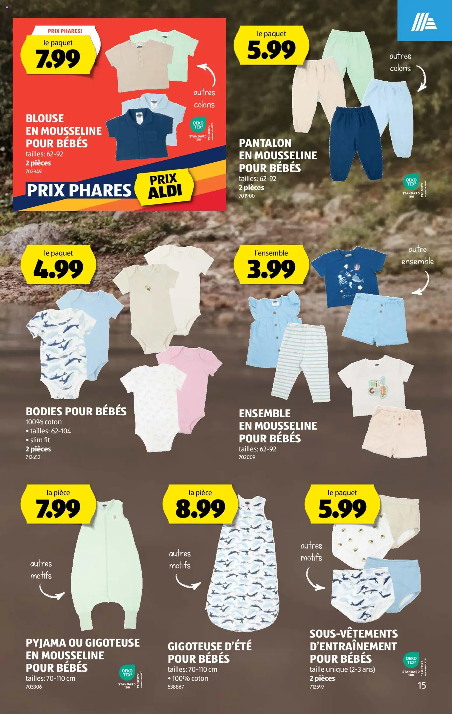 Aldi aktionen FR – gültig ab 21.05.2026 | Seite: 15 | Produkte: Pyjama