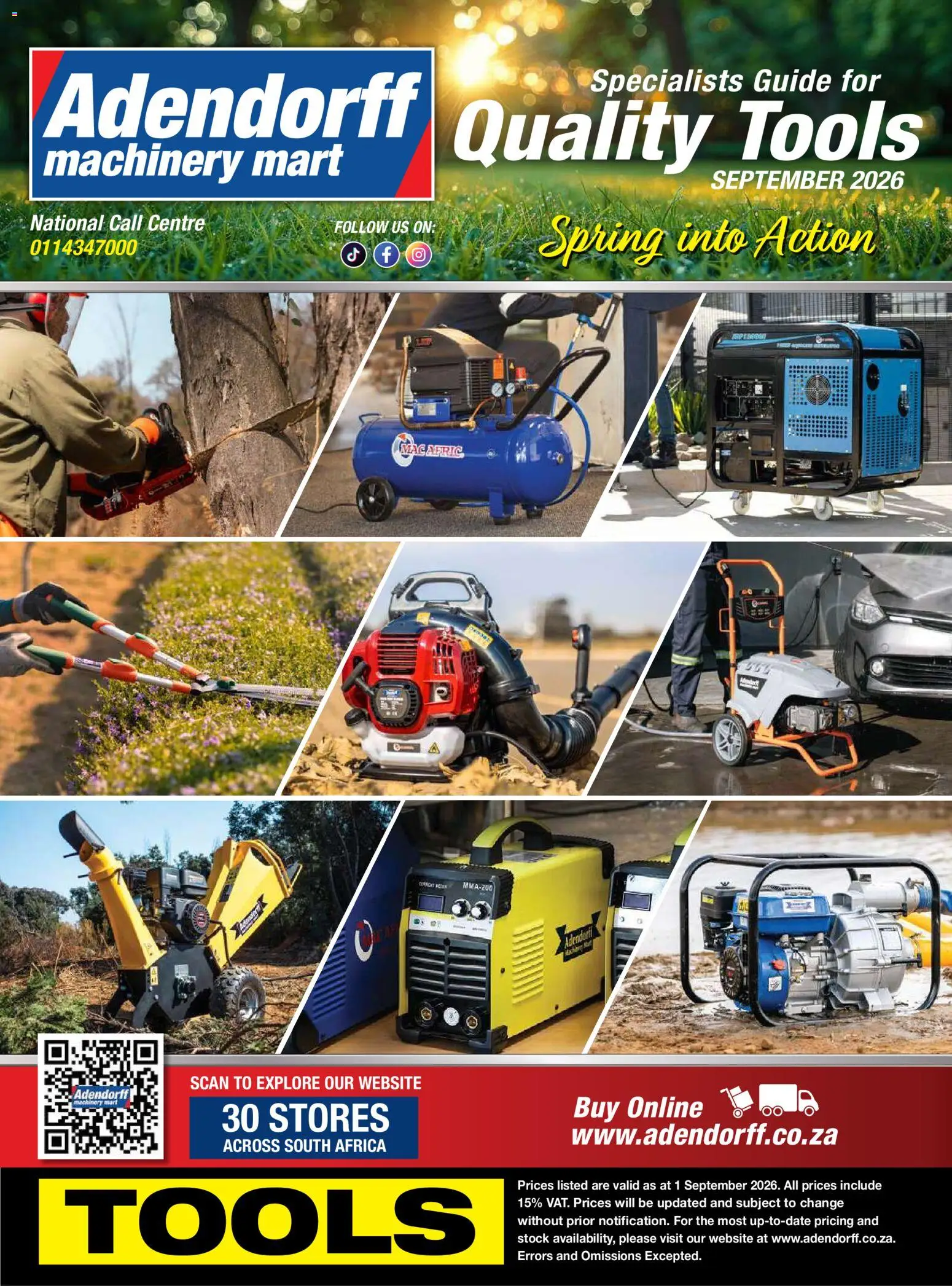 New Adendorff catalogue – valid from 01/09/2026 | Page: 1 | Products: Stock