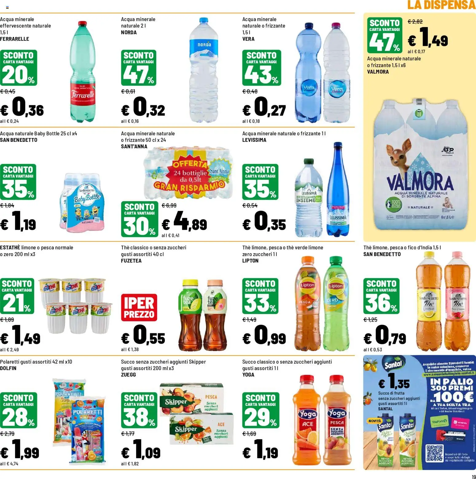 Volantino Iper del 20/07/2026 | Pagina: 19 | Prodotti: Frutta, Limone, The, Acqua naturale