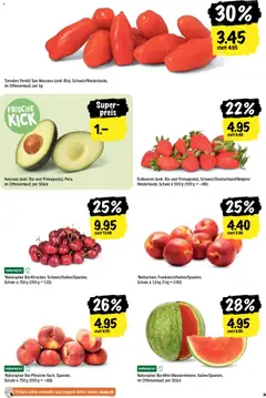 Erdbeeren (exkl. Bio und Primagusto), Schweiz/Deutschland/Belgien/Niederlande, Schale à 500 g (100 g = -.99), Erdbeeren ab 11.06.2026 gültig | Seite: 3