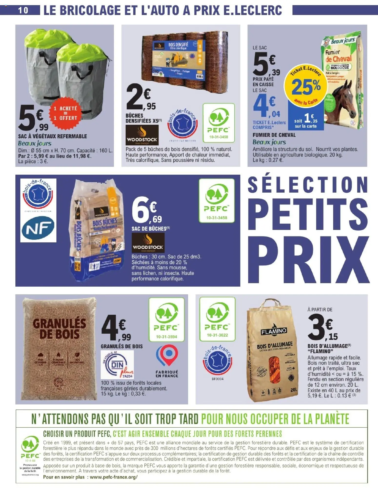 {H1} | Page: 10 | Produits: Sac, Fumier De Cheval, Sac À Végétaux, Alliance