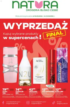 Pogląd oferty "Drogerie Natura gazetka" - ważna od 06.08.2026