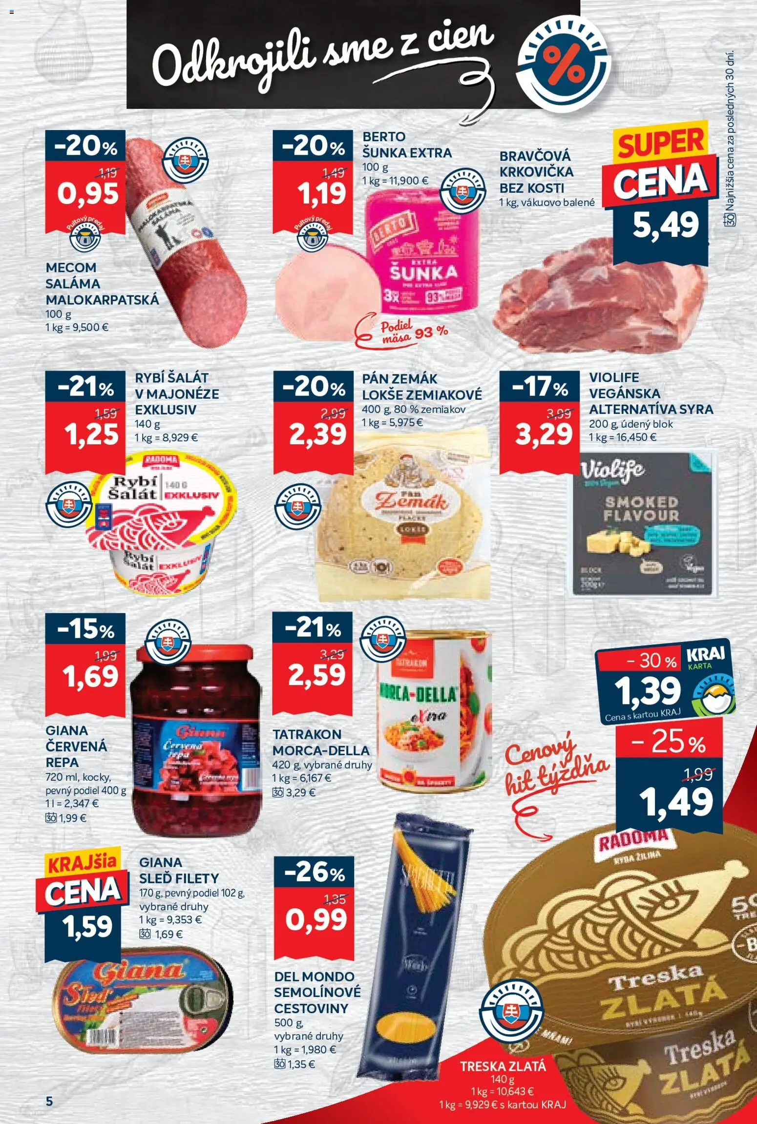 Nové Kraj akcie – leták je platný od 24.09.2026 | Strana: 9