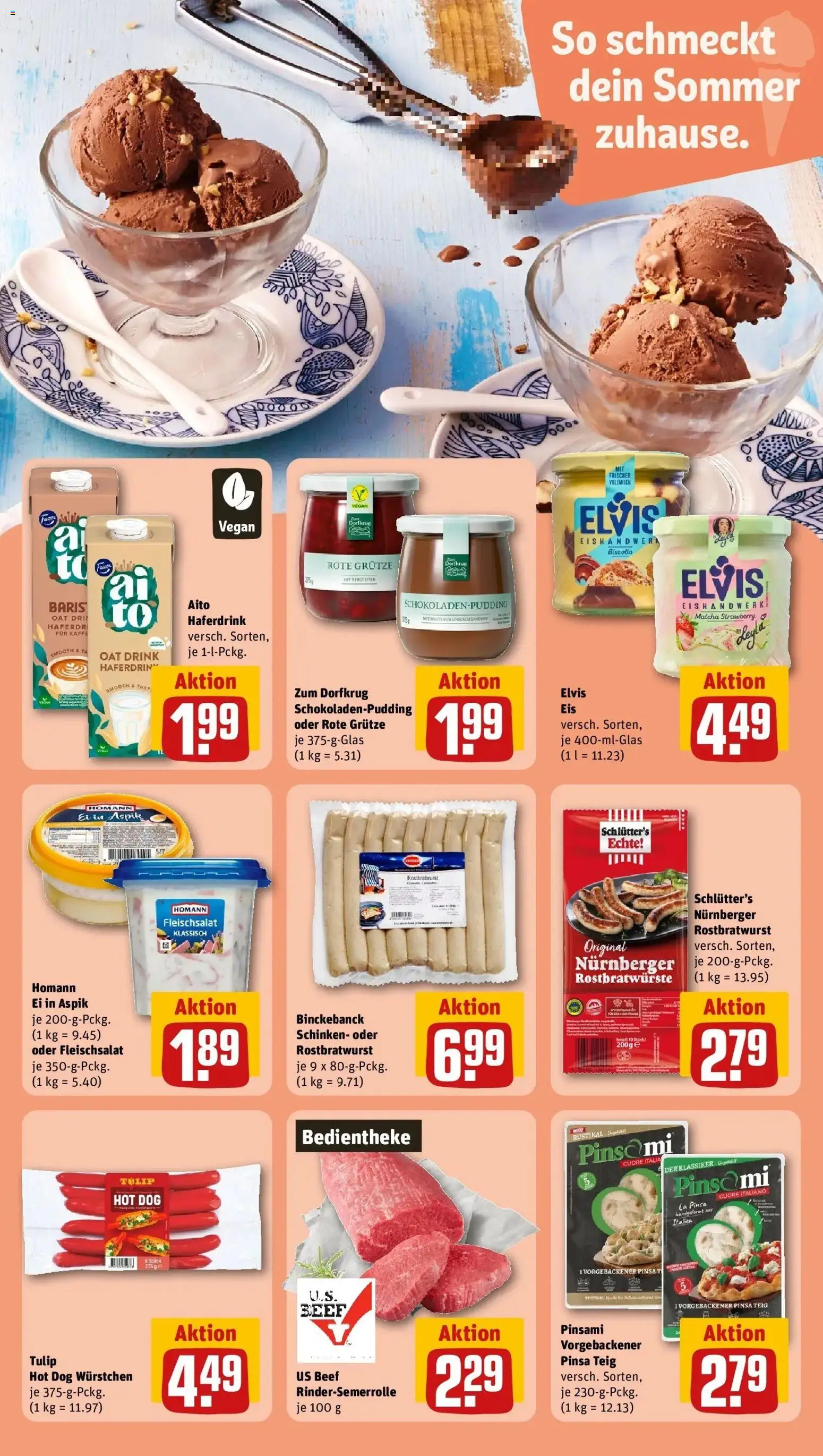 Rewe Prospekt Hohenhameln – gültig ab 05.07.2026 | Seite: 21 | Produkte: Haferdrink, Schinken