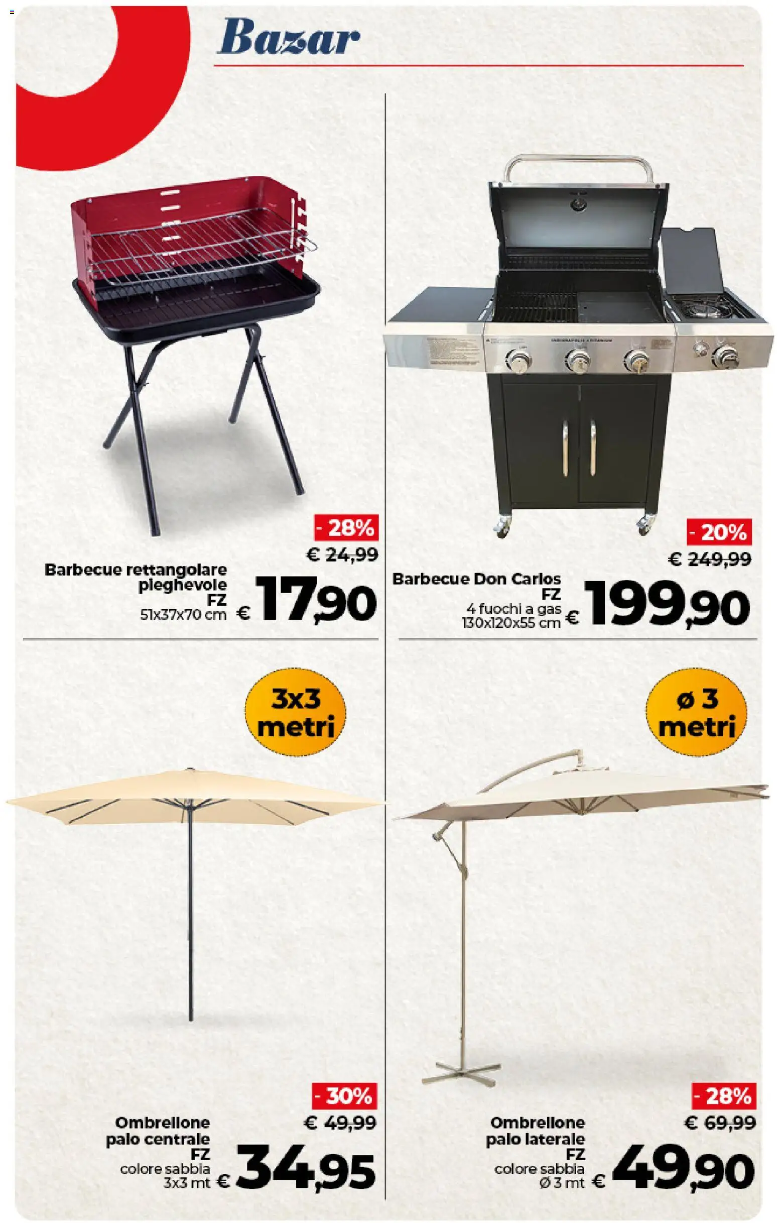 Volantino COOP del 09.06.2026 | Pagina: 48 | Prodotti: Ombrellone, Barbecue