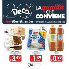 Anteprima del volantino Decò volantino iperStore, Superstore Sicilia valido a partire dal 21/08/2026