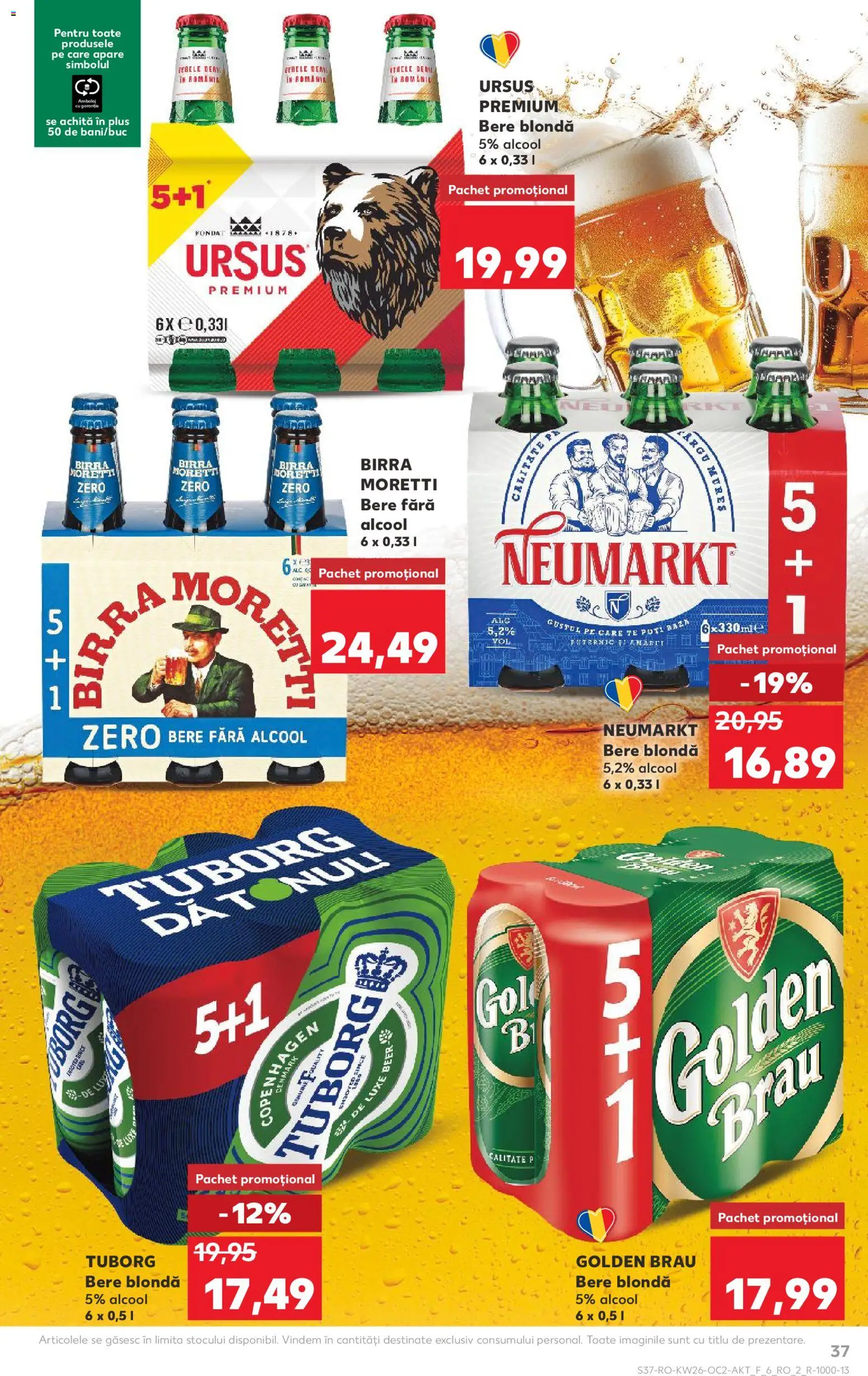 Kaufland RO akciós ujság - amely érvényes a következő dátumtól: 2026.06.24. | Oldal: 37