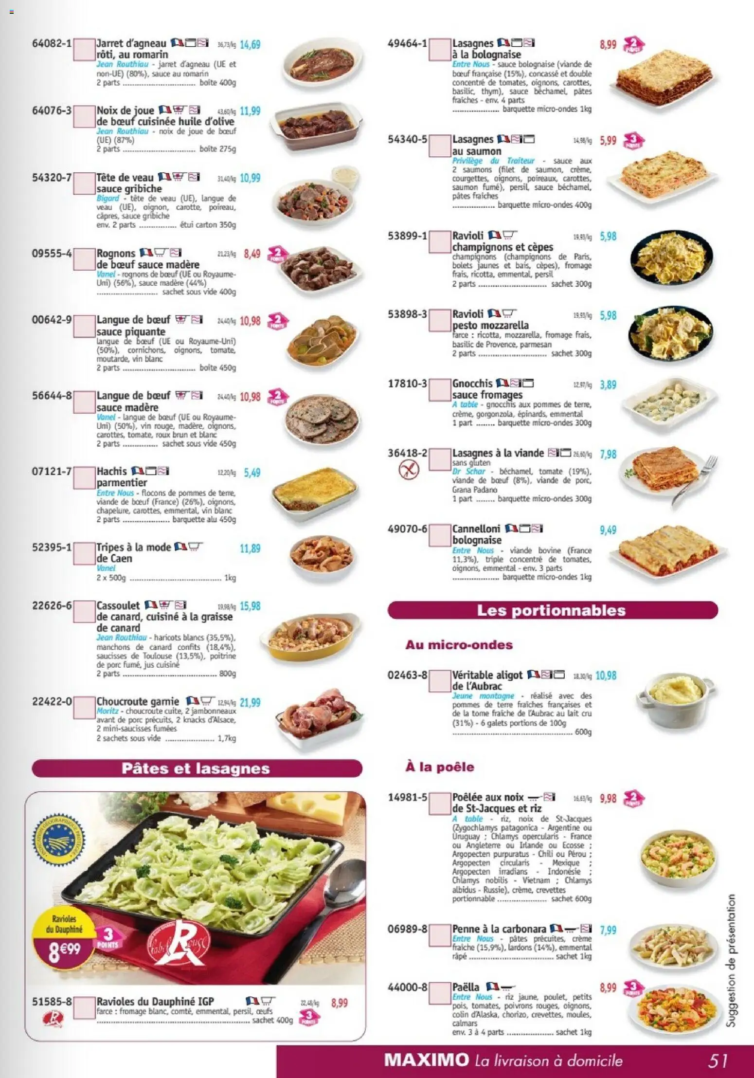 {H1} | Page: 51 | Produits: Huile D'olive, Lasagnes, Langue de bœuf, Huile