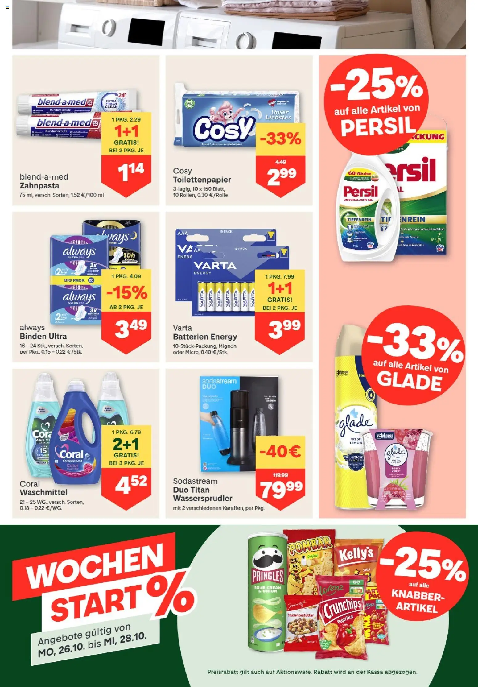 MPREIS Anras gültig ab 22.10.2026 | Seite: 11 | Produkte: Salz, Zahnpasta, Waschmittel
