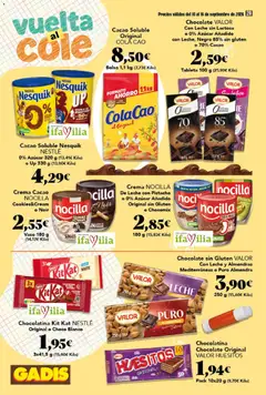 Vista previa Gadis folleto válido desde el 10/09/2026 | Página: 20 | Productos: Leche sin lactosa, Crema, Almendras, Azúcar