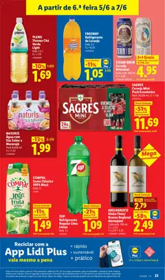 Pré-visualização PLENO Tisanas Chá Verde Light, Chá verde e limão. Emb. 1,5 L válido de 01.06.2026 | Página: 35