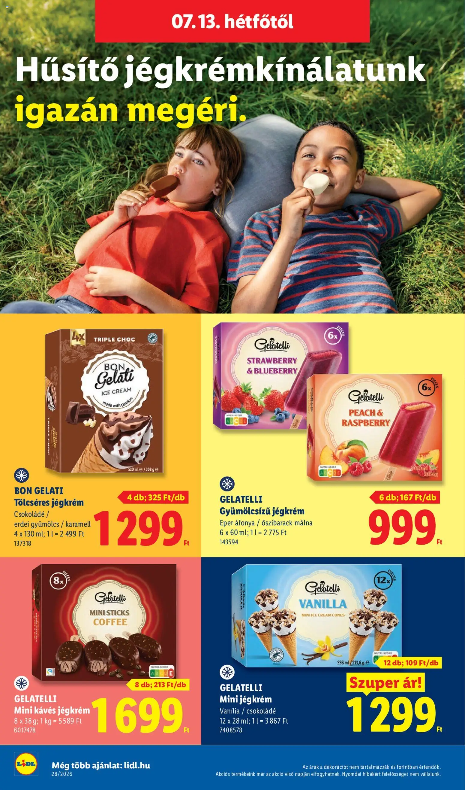 Lidl akciós ujság - amely érvényes a következő dátumtól: 2026.07.09. | Oldal: 66
