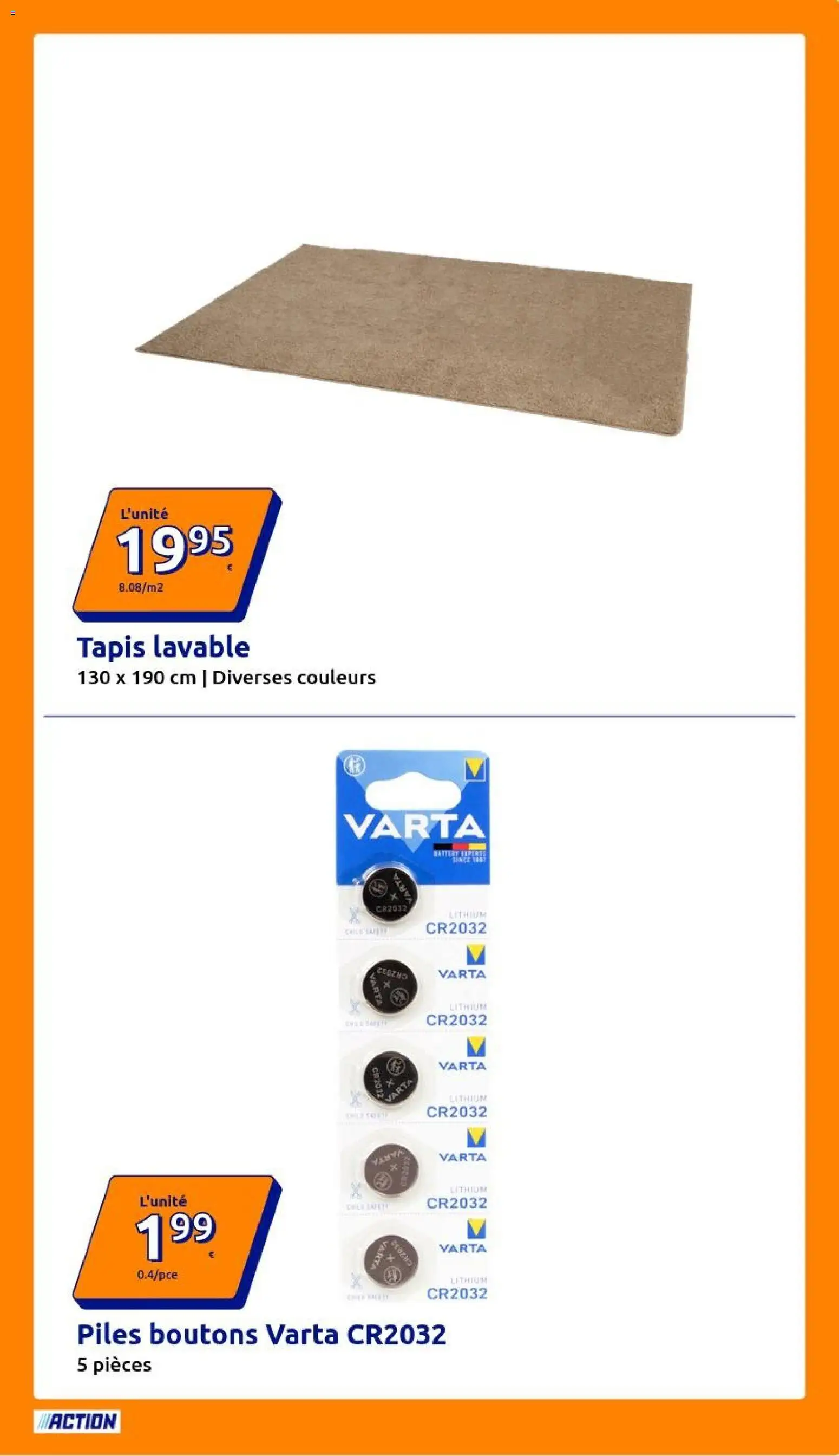 {H1} | Page: 21 | Produits: Tapis, Piles
