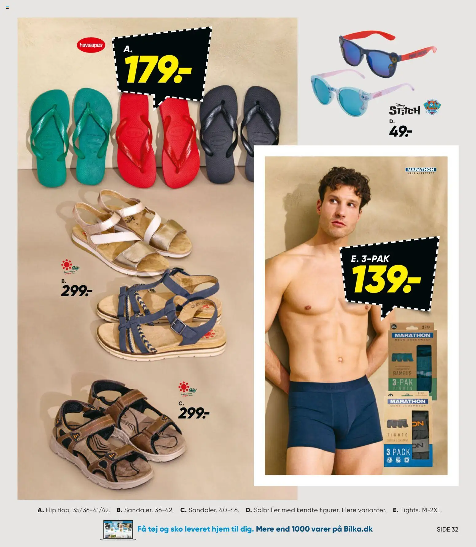Bilka tilbudsavis – gyldig fra 19.06.2026 | Side: 37 | Produkter: Solbriller, Sko, Tights, Tøj
