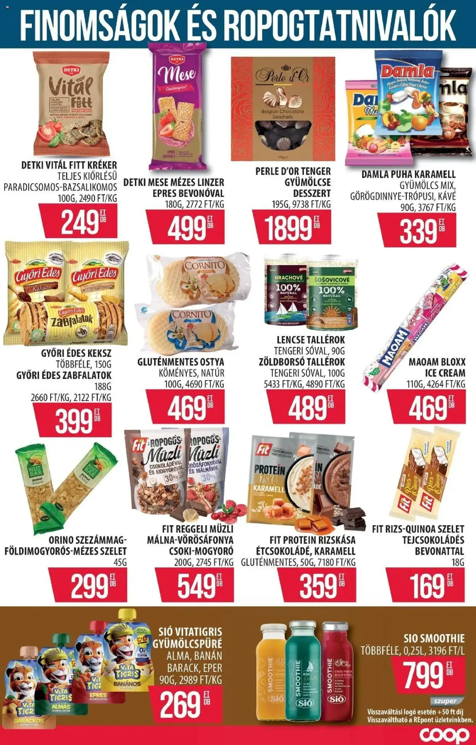 COOP Szolnok akciós ujság - amely érvényes a következő dátumtól: 2026.07.09. | Oldal: 15 | Termékek: Zöldborsó, Kréker, Alma, Banán