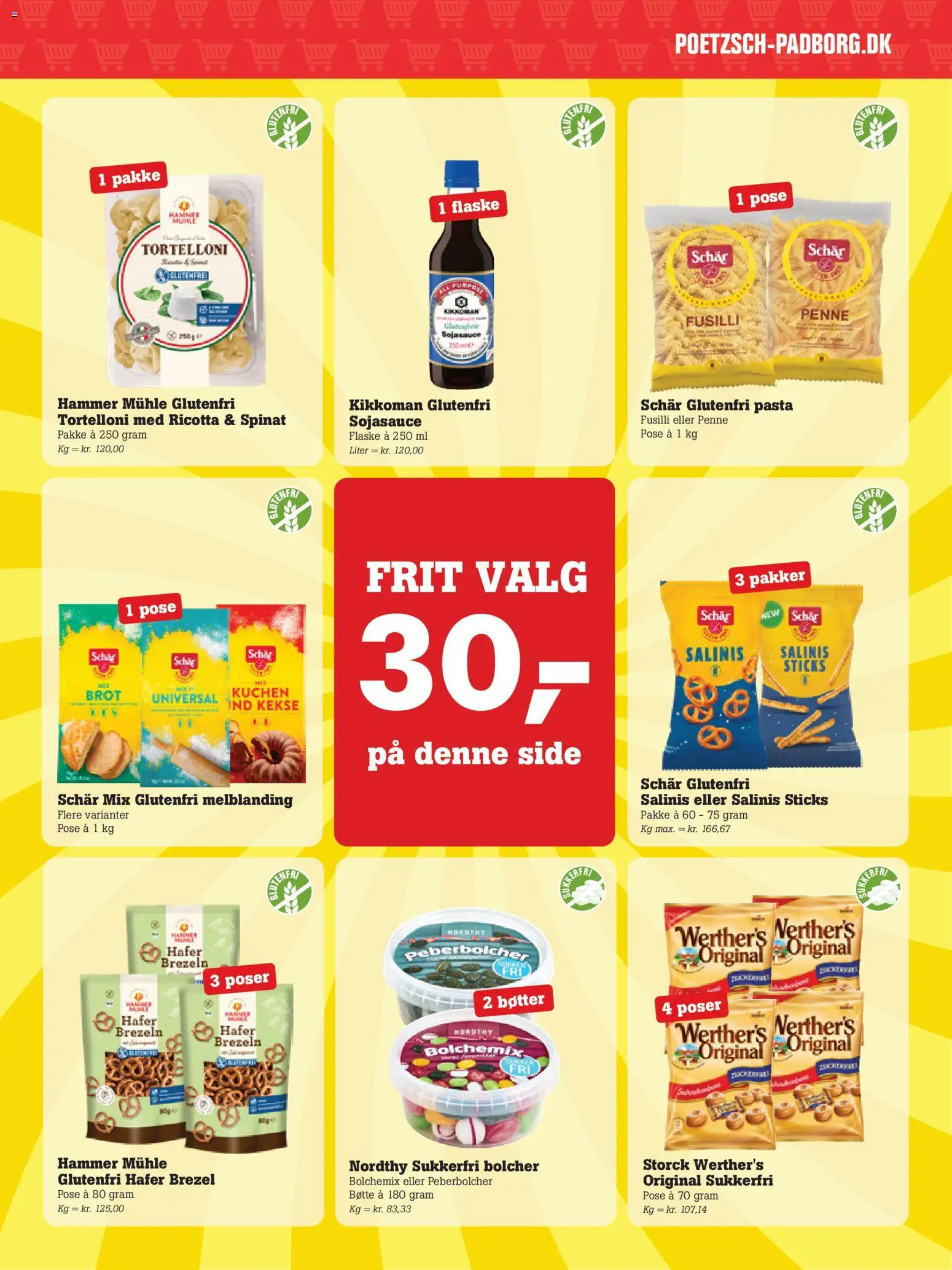 Poetzsch Padborg tilbudsavis – gyldig fra 30/07/2026 | Side: 3 | Produkter: Pasta, Spinat, Hammer