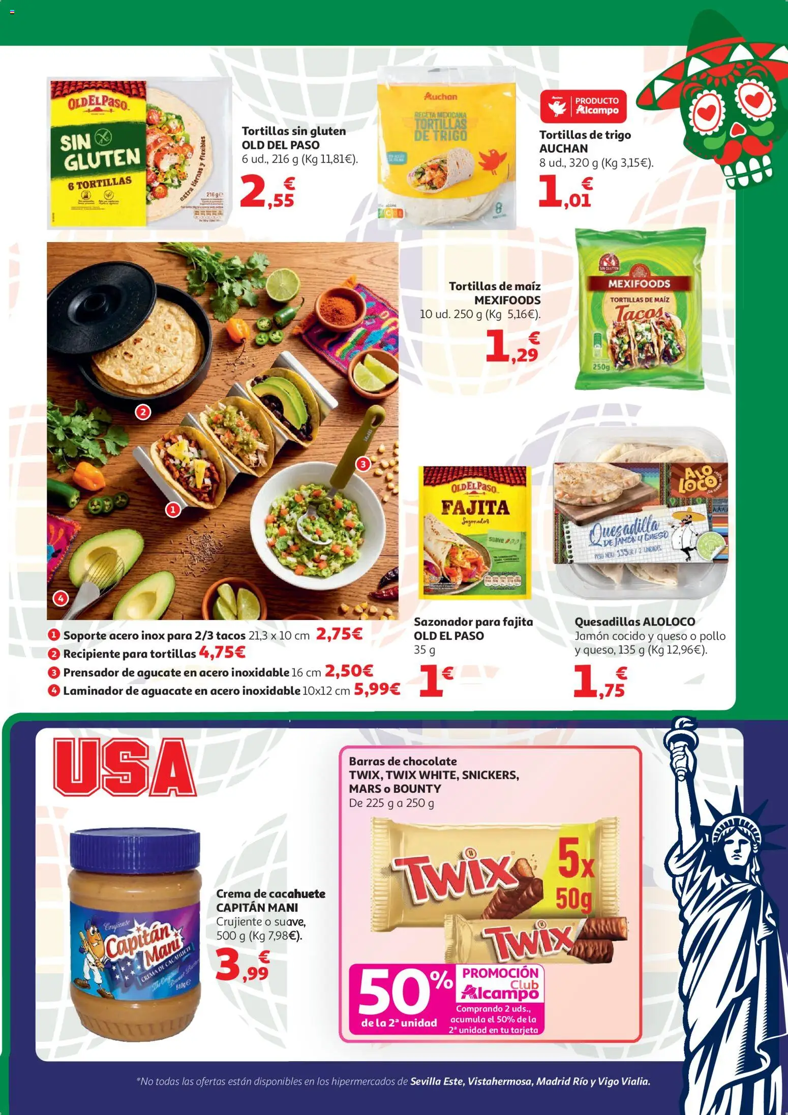 Alcampo  HG Unico Mad │ válido desde el 07.04.2026 | Página: 15 | Productos: Queso, Chocolate, Jamón, Sazonador