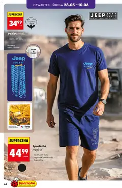 Pogląd oferty "Spodenki męskie*, rozm.: M-XXL, wysoka zawartość bawełny, dostępny również kolor: czarny" - ważna od 25.05.2026 | Strona: 44 | Produkty: Spodenki