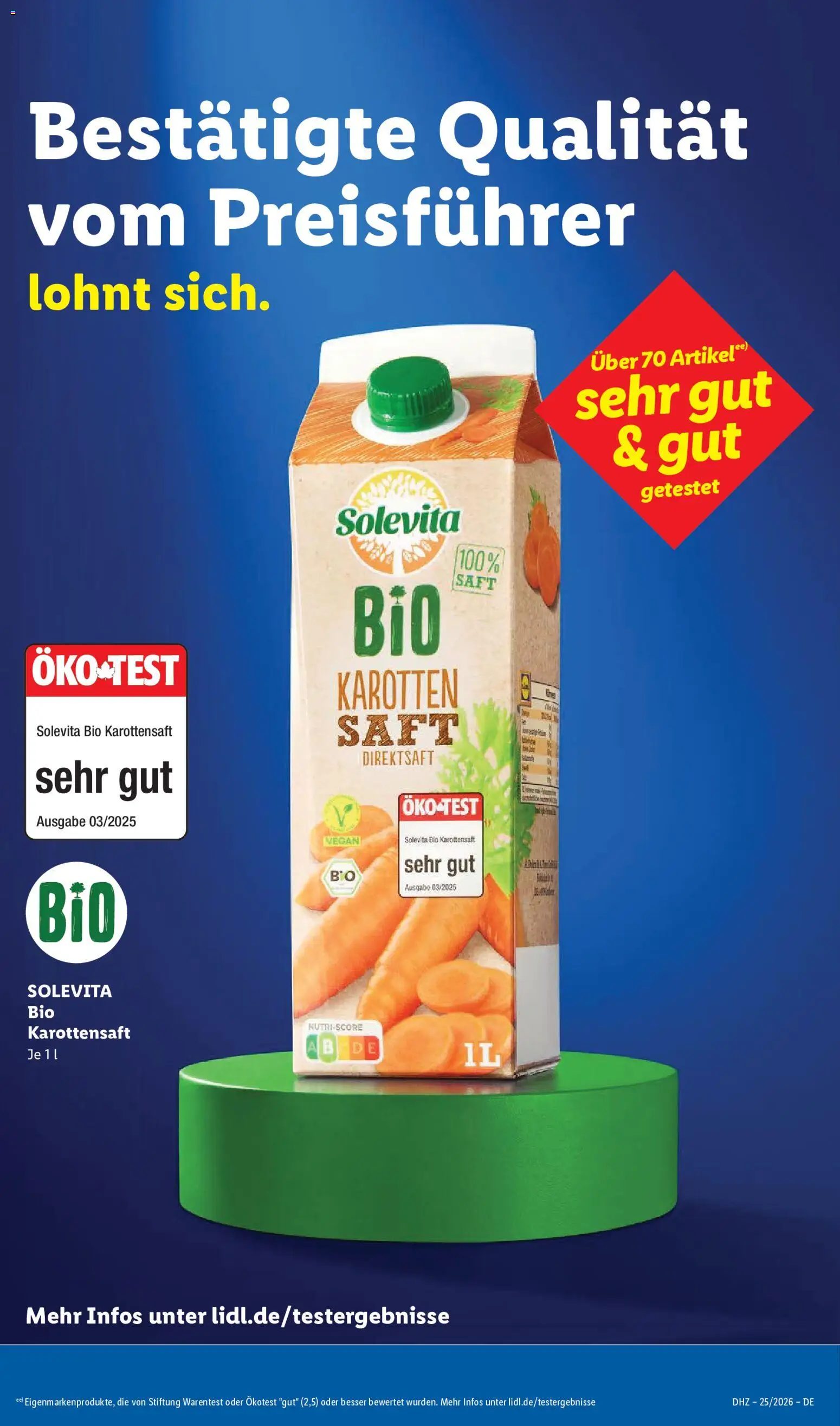 Lidl Prospekt – gültig ab 15.06.2026 | Seite: 69 | Produkte: Saft