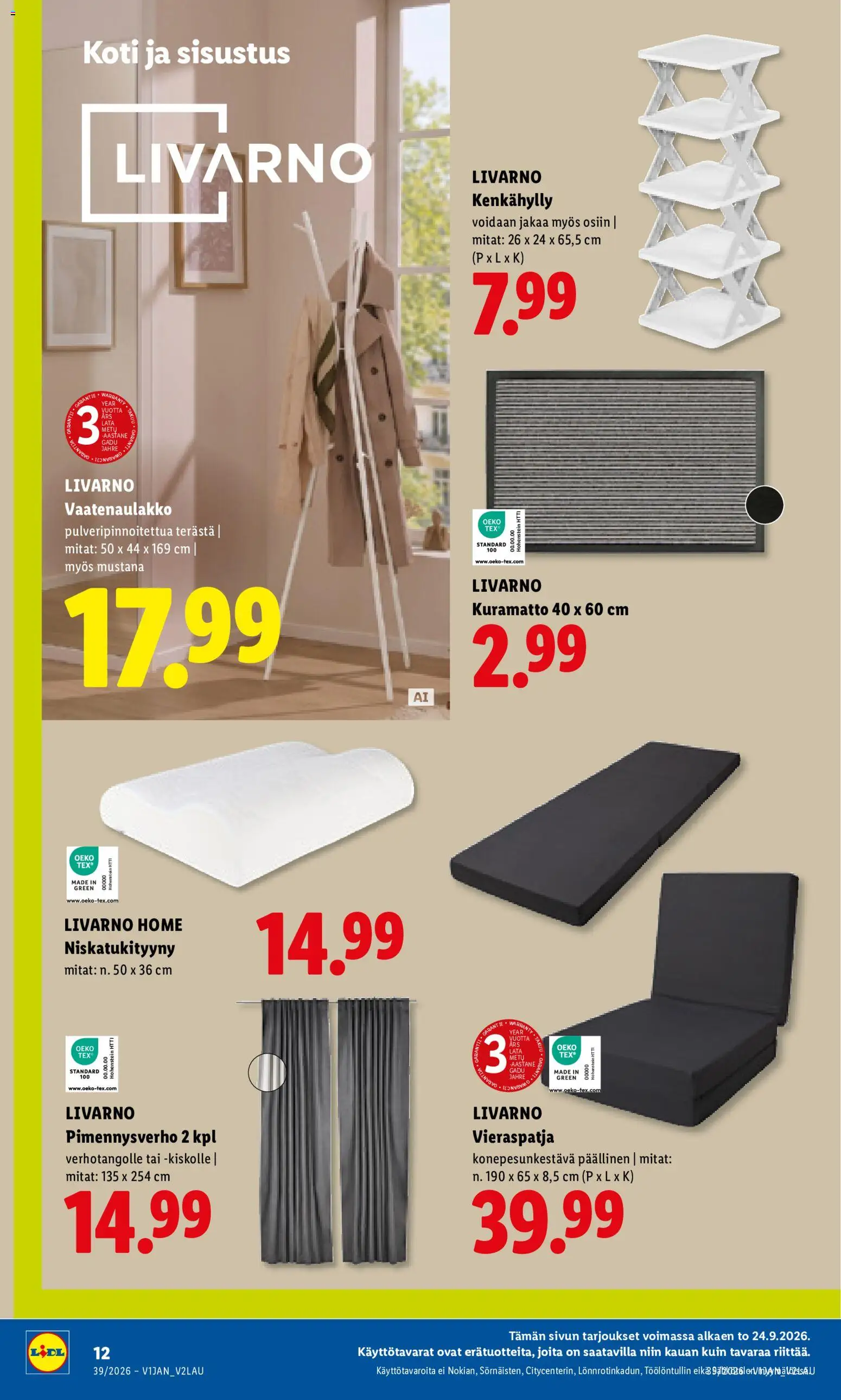 Lidl tarjoukset – voimassa 24/09/2026 alkaen | Sivu: 16