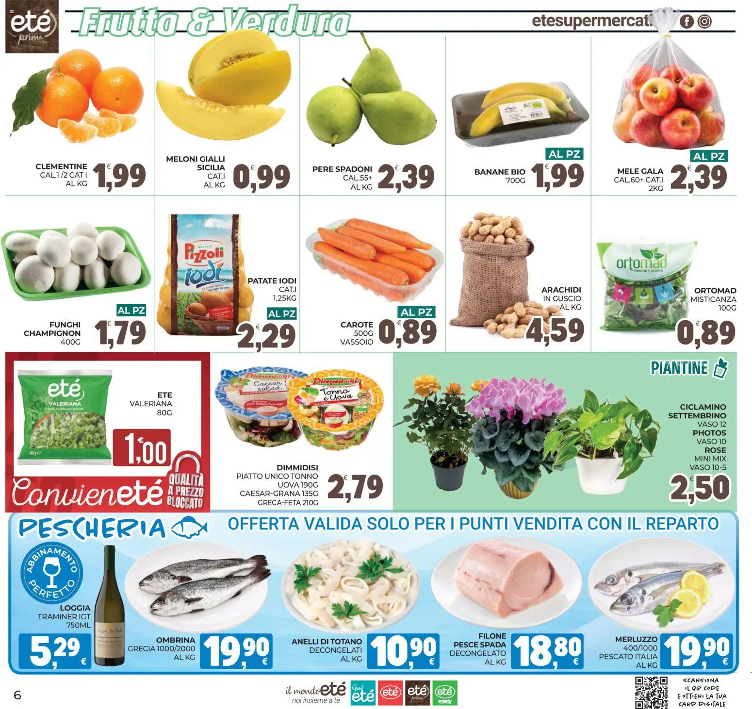 Volantino Eté del 22/09/2026 | Pagina: 6 | Prodotti: Tè, Patate, Piatto, Pesce spada