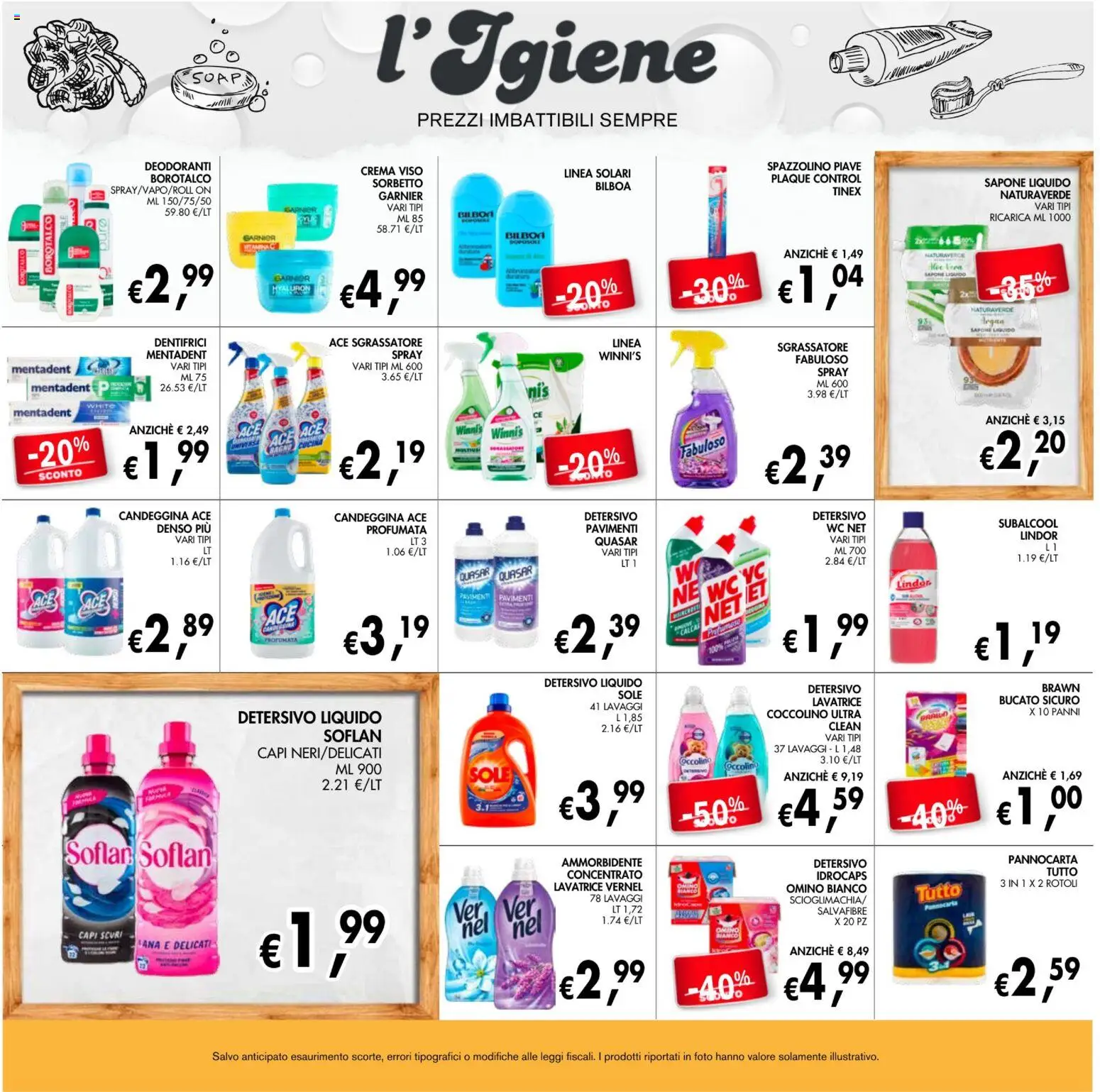 Volantino Coal del 18/06/2026 | Pagina: 23 | Prodotti: Sapone, Spazzolino, Lavatrice, WC