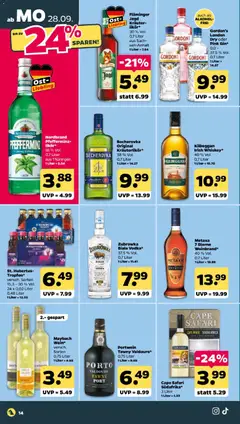 Netto Prospekt ab 28.09.2026 gültig | Seite: 20 | Produkte: Metaxa, Alkohol, Vodka