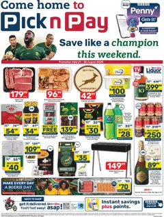 Pick n Pay specials catalogue – valid from 27/08/2026