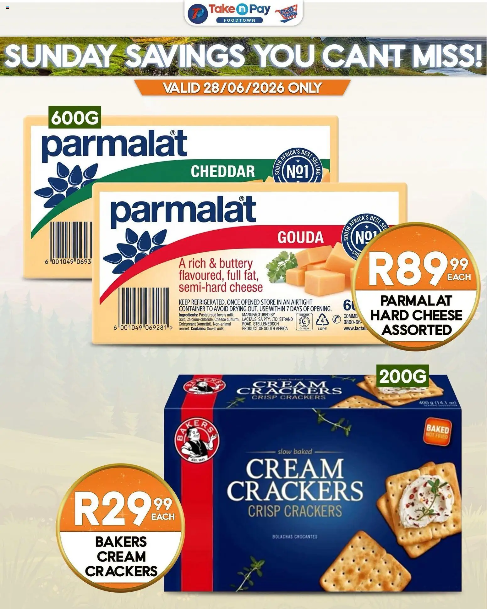 New Take n Pay catalogue – valid from 28/06/2026 | Page: 15 | Products: Cheese, Cream