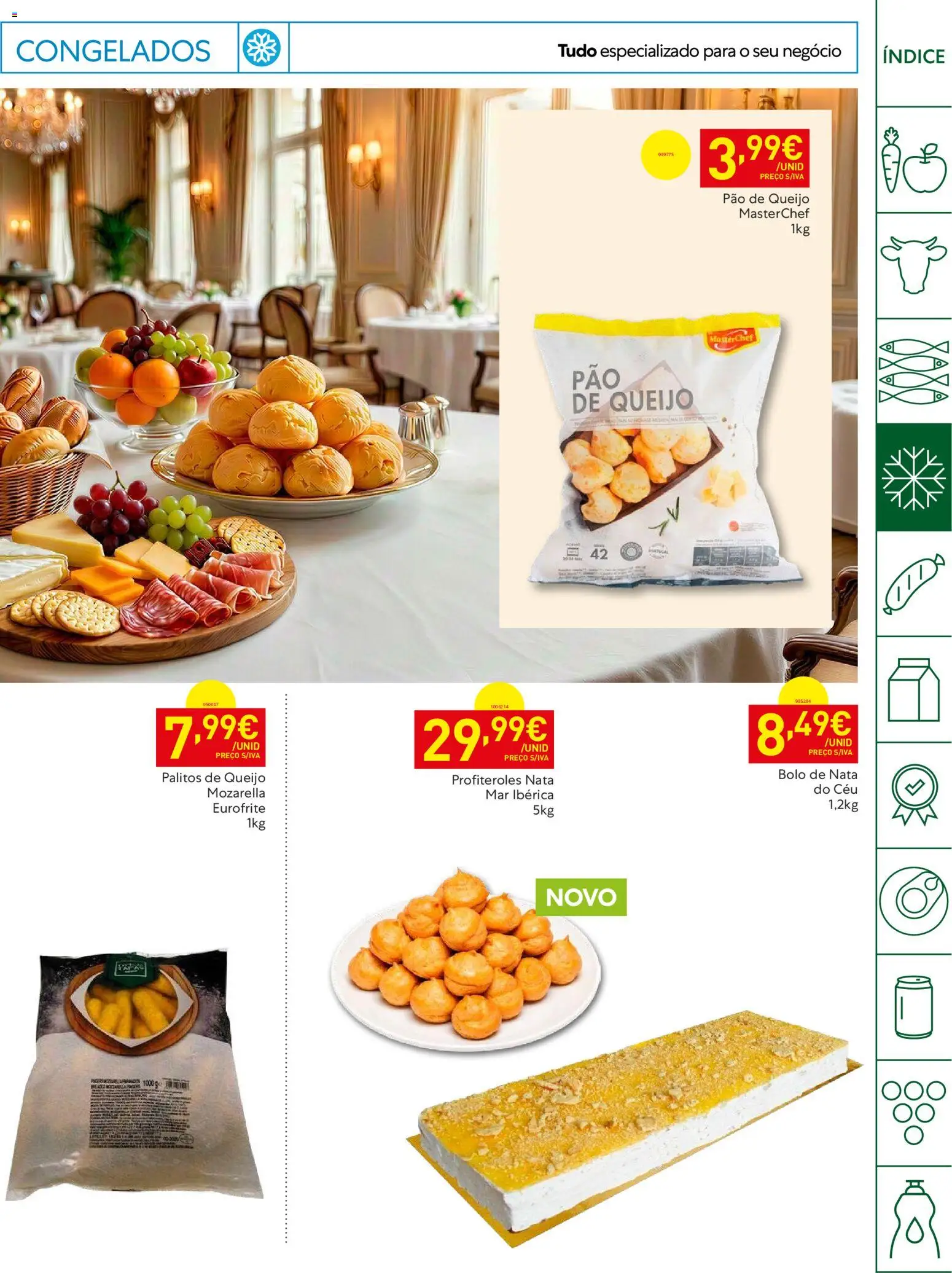 Recheio Horeca │ válido de 12.05.2026 | Página: 11 | Produtos: Bolo, Queijo, Pão, Nata