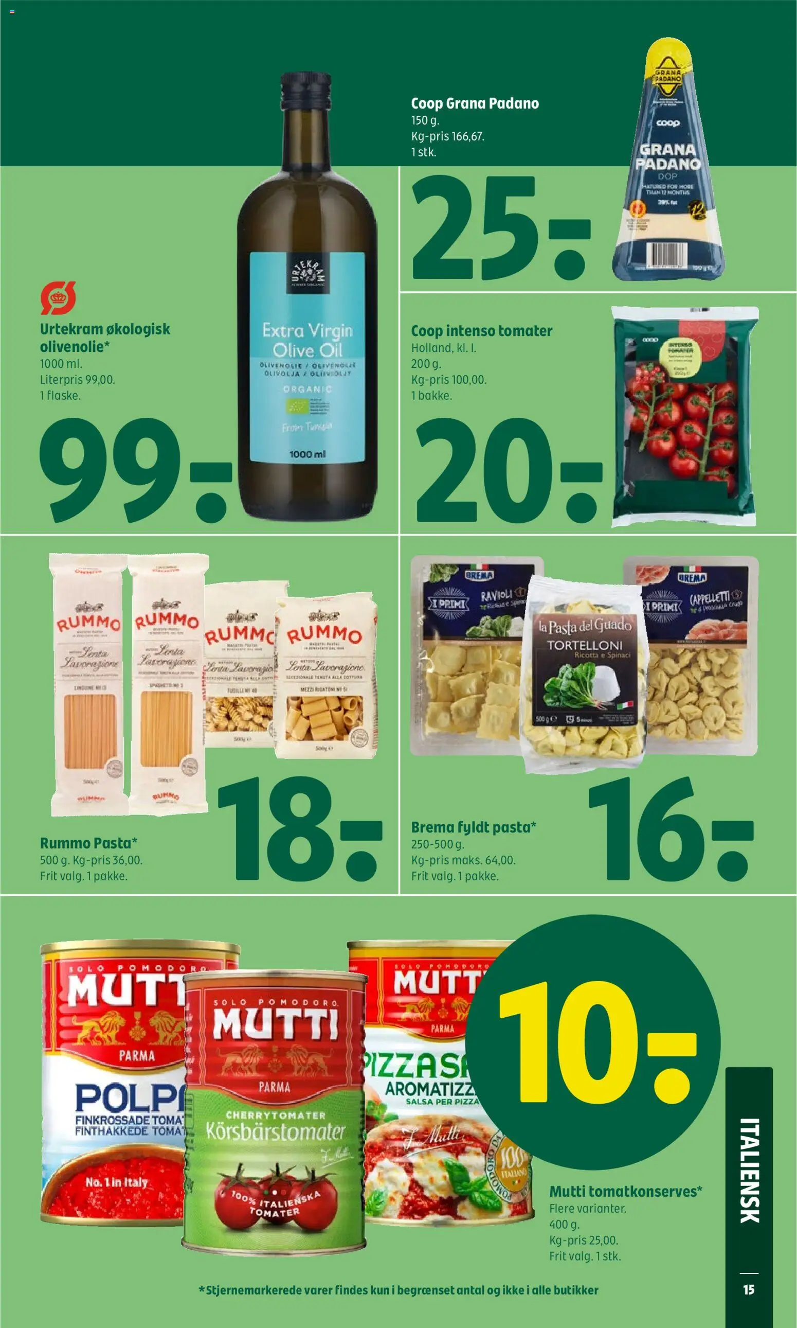 Coop 365 tilbudsavis – gyldig fra 14.05.2026 | Side: 17 | Produkter: Tomater, Pasta, Salsa, Olivenolie