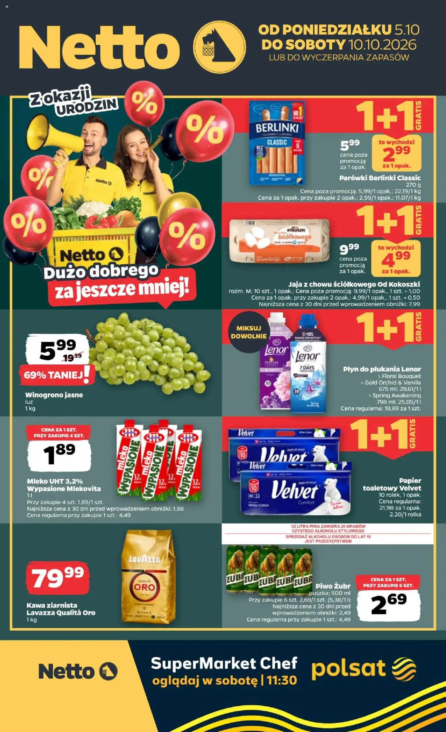 Netto gazetka od poniedziałku od 05.10.2026 | Strona: 1
