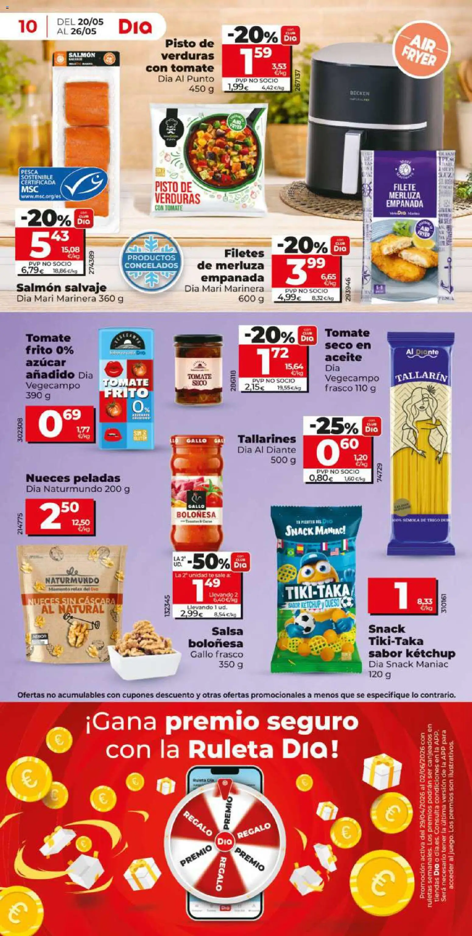 Dia - folleto Market │ válido desde el 20.05.2026 | Página: 10 | Productos: Aceite, Filetes de merluza, Filete