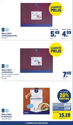 Makro folder - Voorbeeld van een folder van Makro, geldig van 01-07-2026 | Pagina: 34 | Producten: Varkensvlees, Ketting