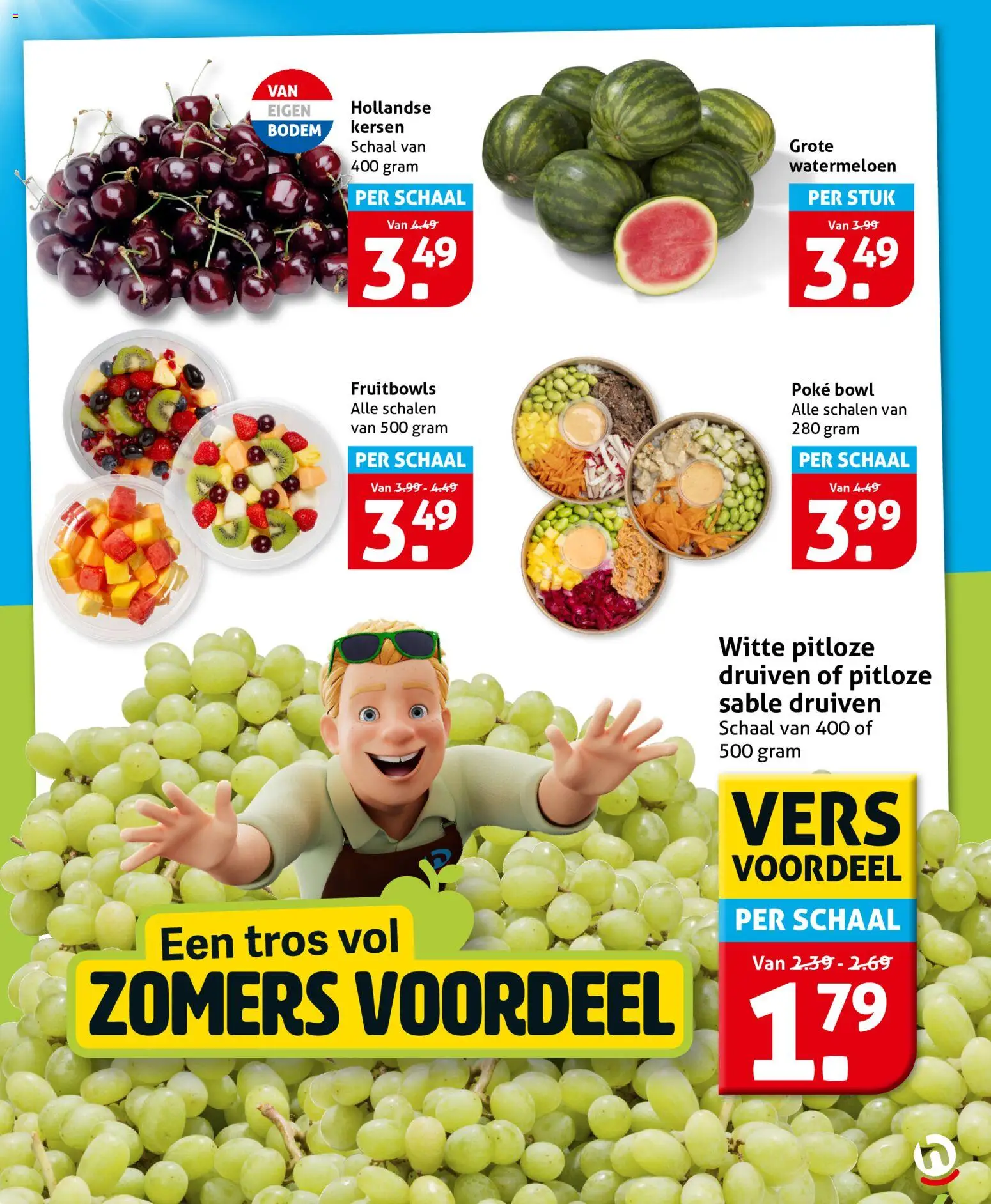 {H1} | Pagina: 9 | Producten: Kersen, Schaal, Watermeloen, Druiven