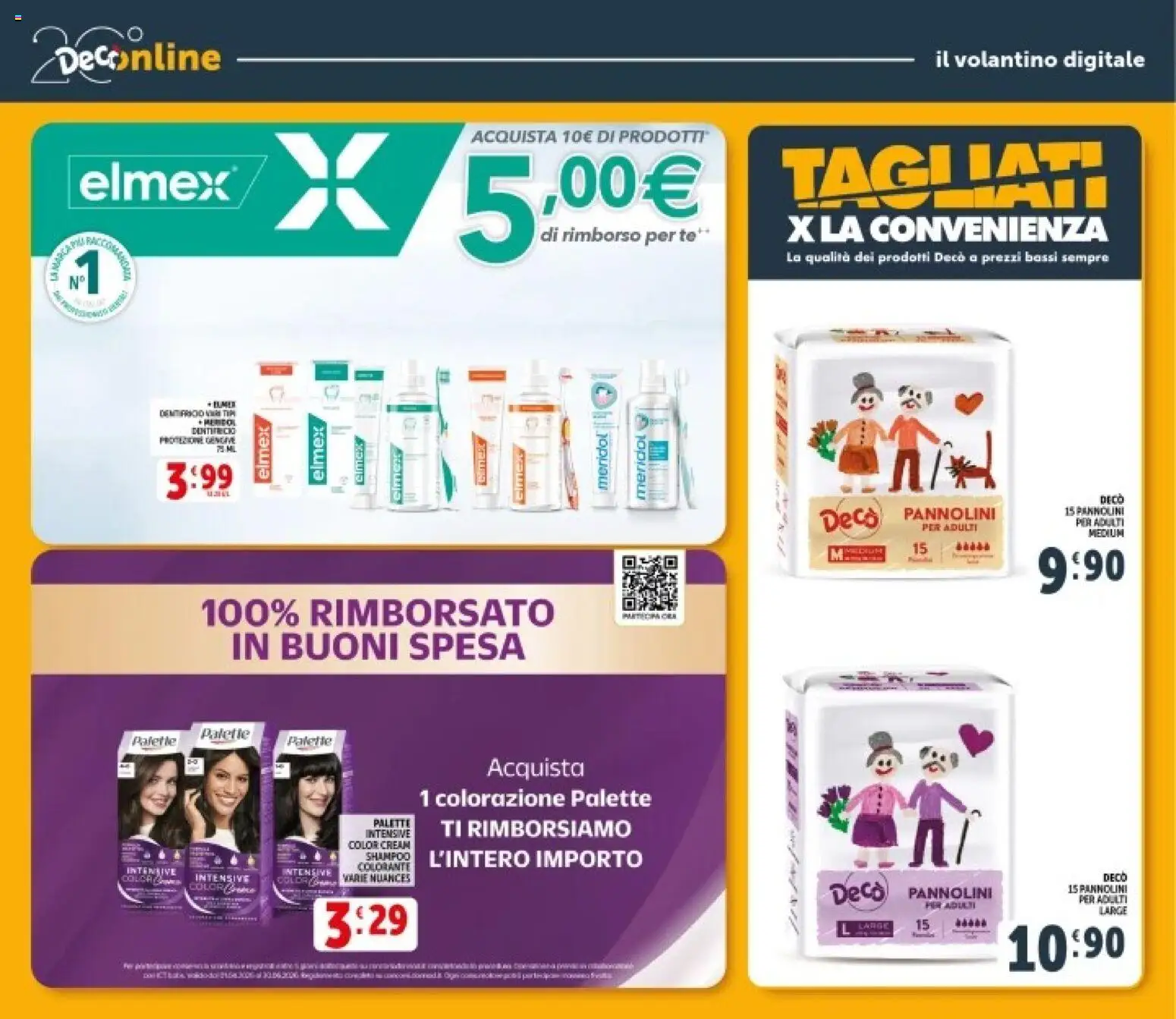 Volantino Decò del 08.06.2026 | Pagina: 31 | Prodotti: Shampoo, Pannolini