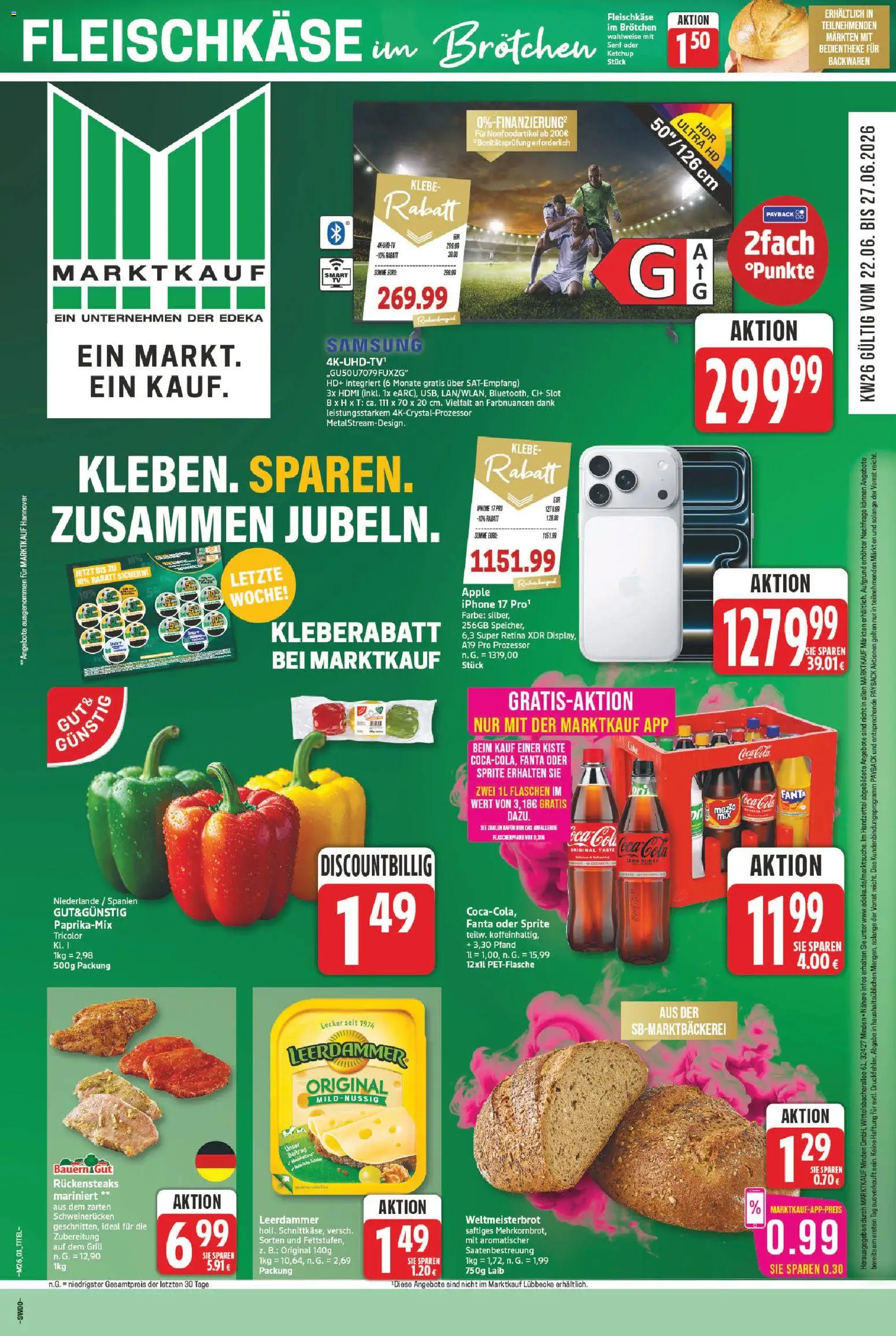 Marktkauf Prospekt – gültig ab 22.06.2026 | Seite: 1