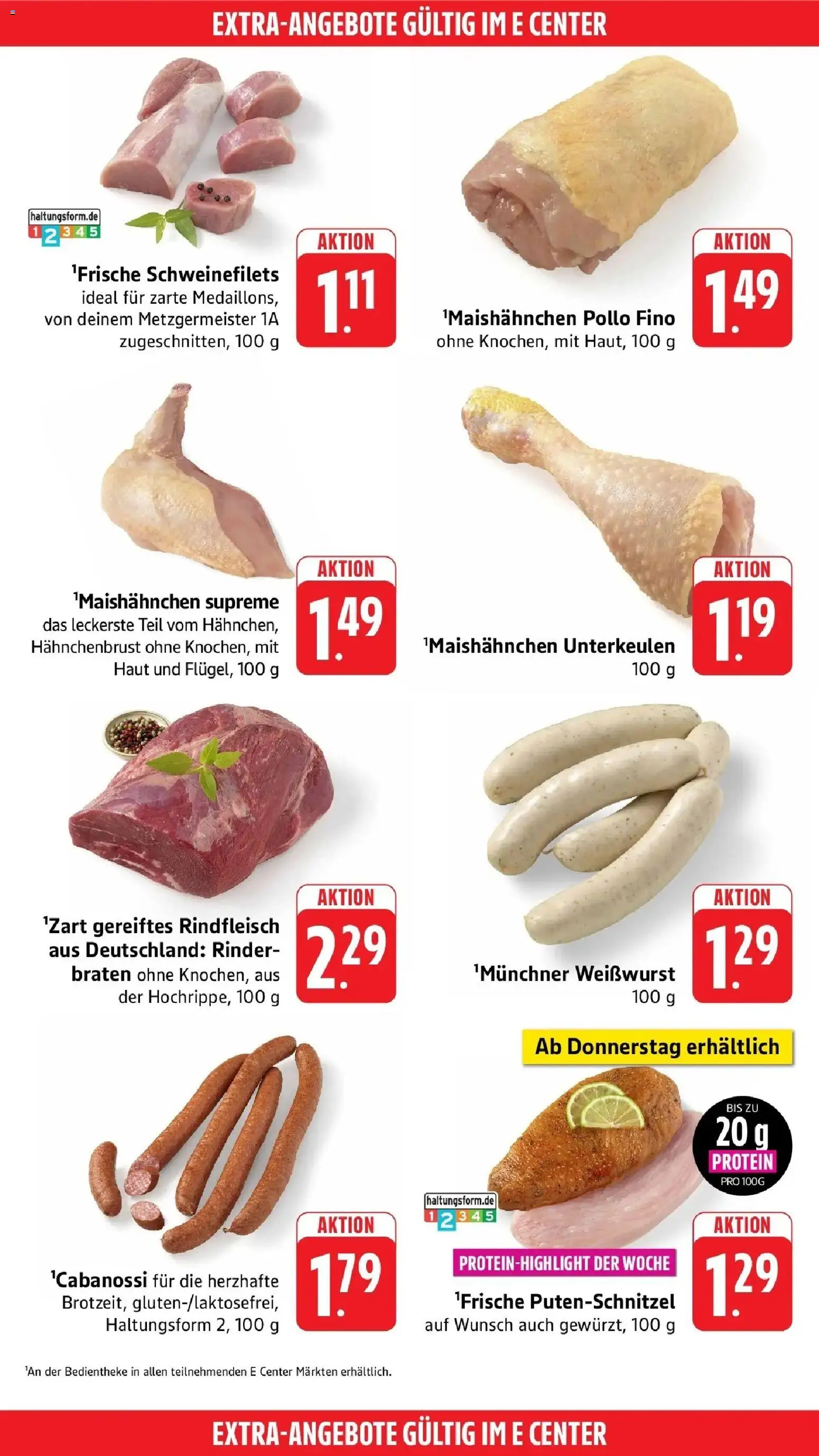 Edeka Prospekt Reutlingen (ab 12.10.2026) » Angebote Online | Seite: 52 | Produkte: Weißwurst, Putenschnitzel, Rindfleisch, Hahnchenbrust