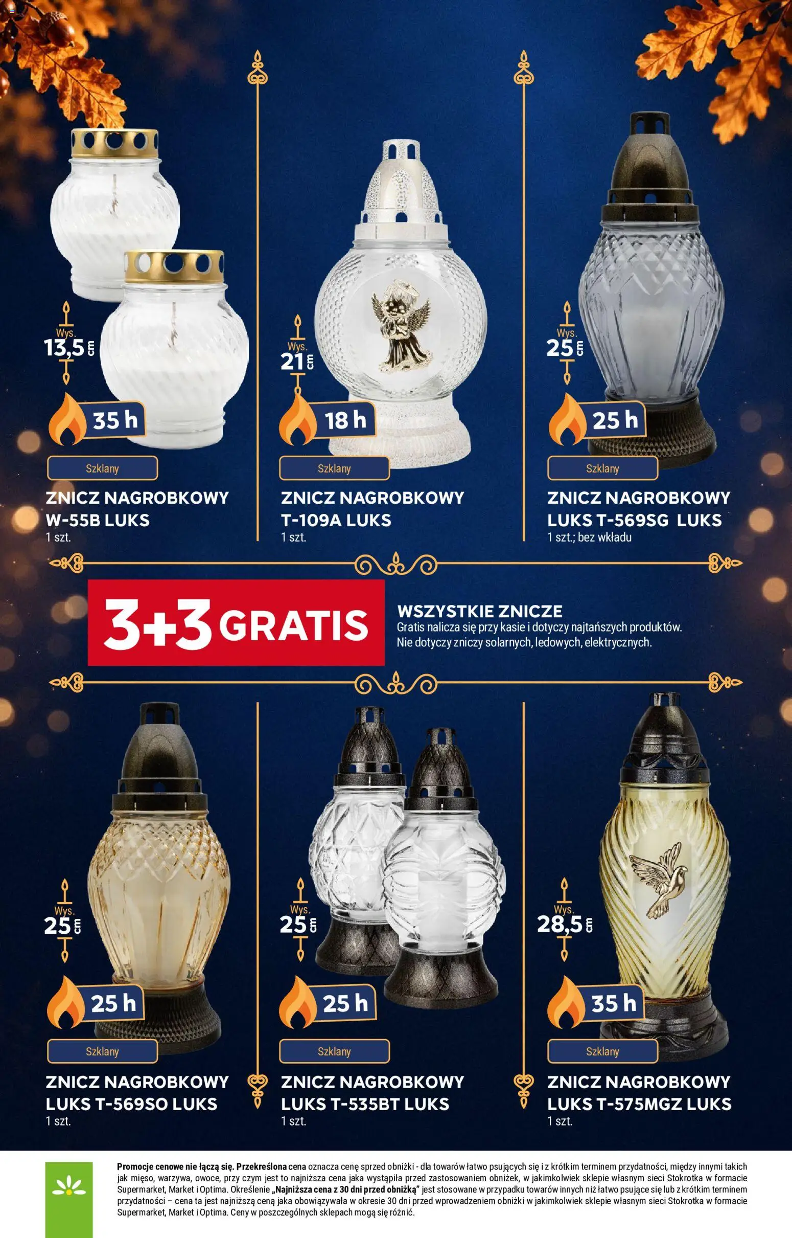Stokrotka gazetka - Katalog Znicze od 29.10.2026 | Strona: 4 | Produkty: Stokrotka, Znicze