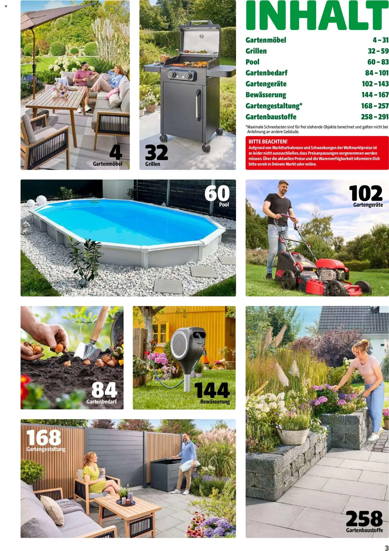 Hagebau Gartenjahr gültig ab 13.03.2026 | Seite: 3 | Produkte: Gartenmöbel