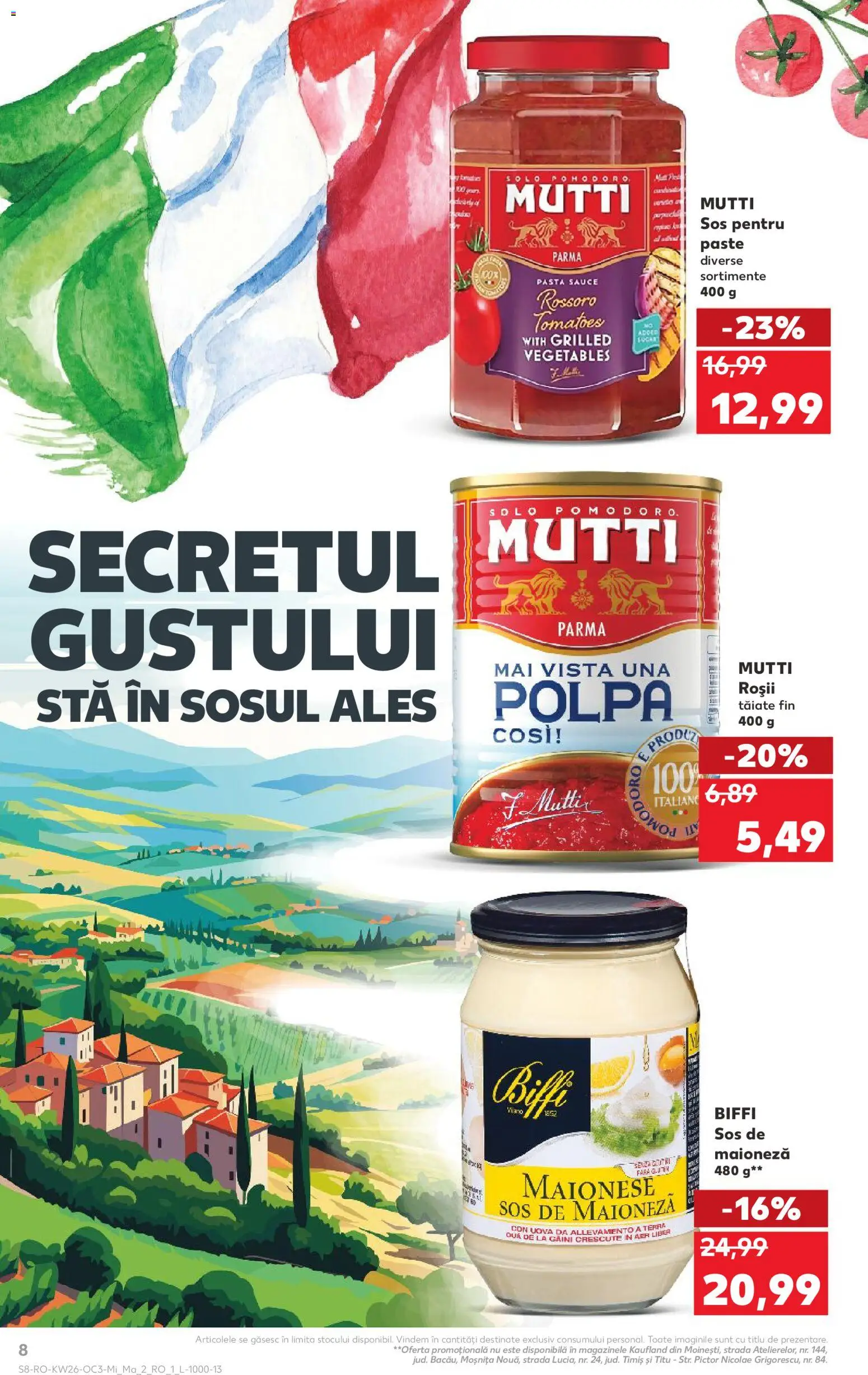 Kaufland RO akciós ujság - amely érvényes a következő dátumtól: 2026.06.24. | Oldal: 8
