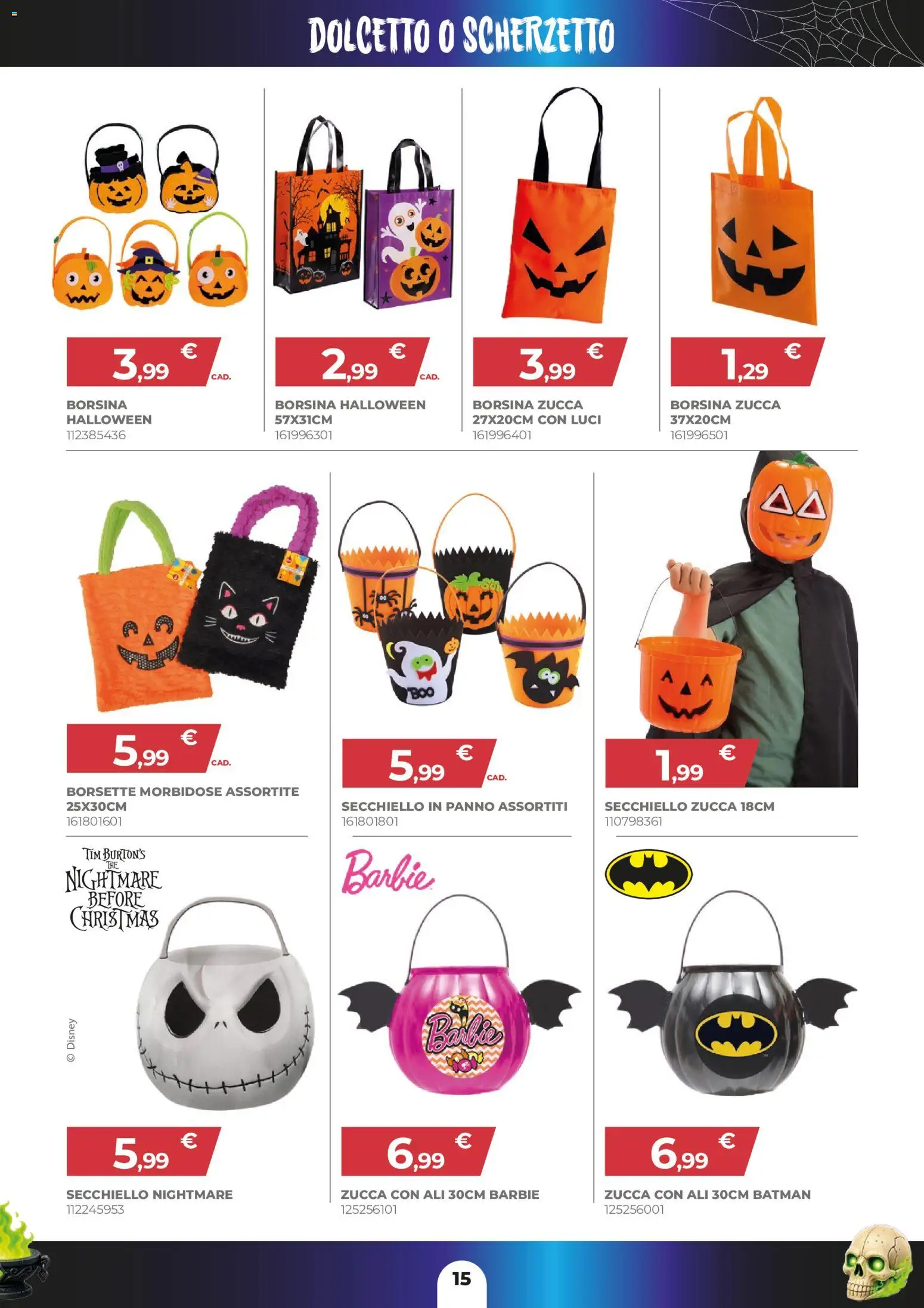 Volantino Toys Center del 01/10/2026 | Pagina: 15 | Prodotti: Zucca