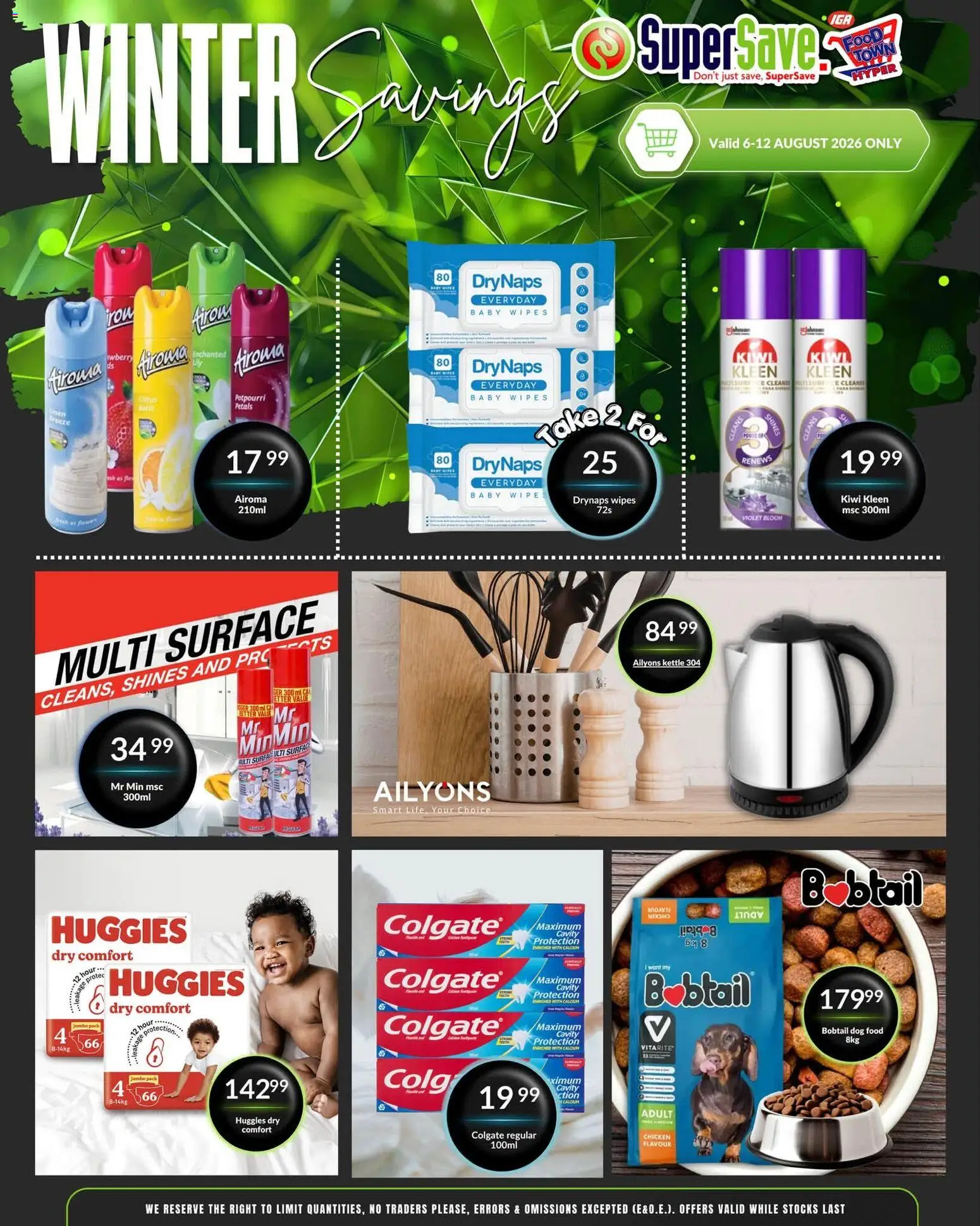 New Super Save catalogue – valid from 06/08/2026 | Page: 46 | Products: Kettle, Kiwi, Dog food