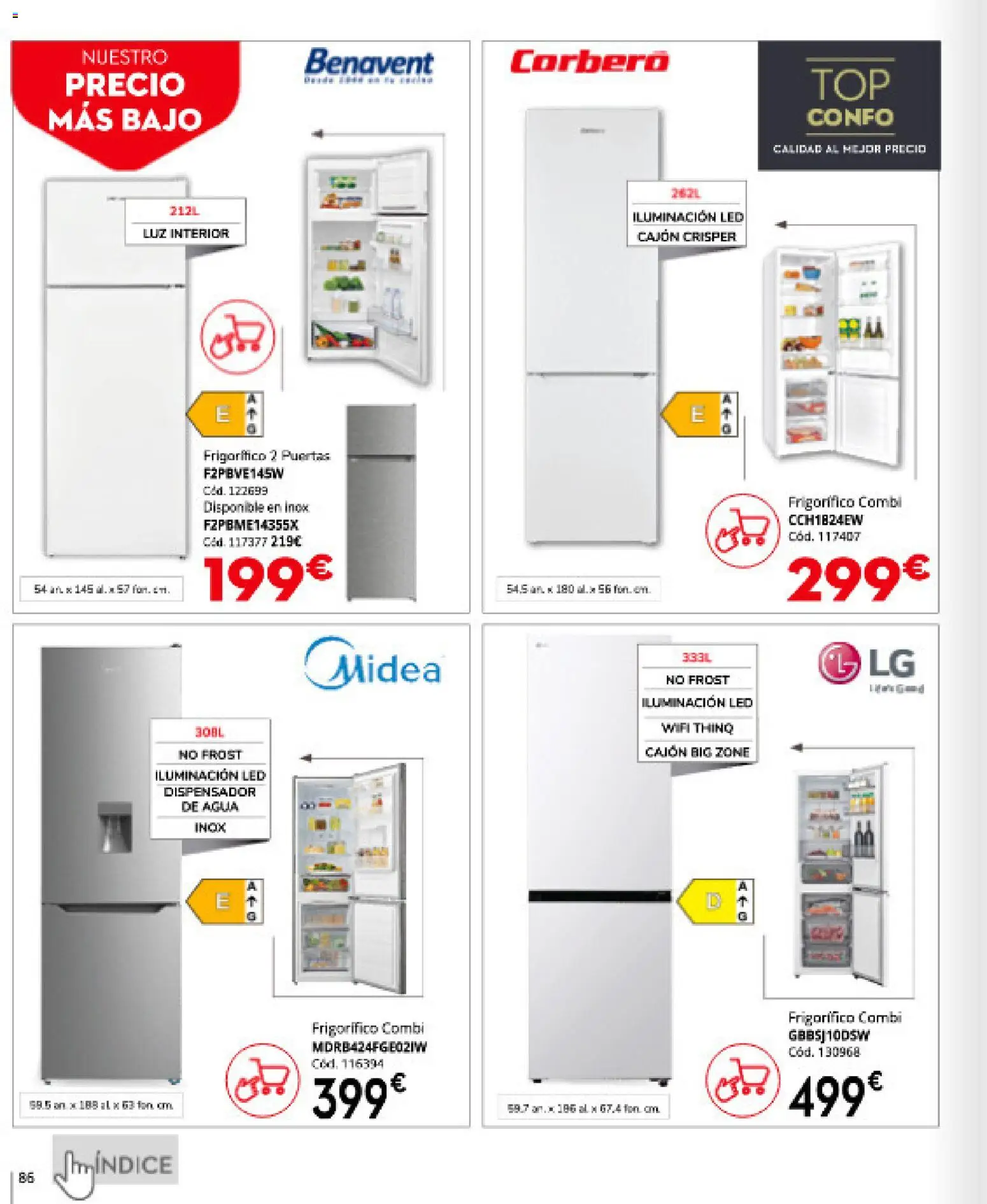 Conforama folleto │ válido desde el 16.04.2026 | Página: 86 | Productos: Dispensador, Combi, Galette de chaise